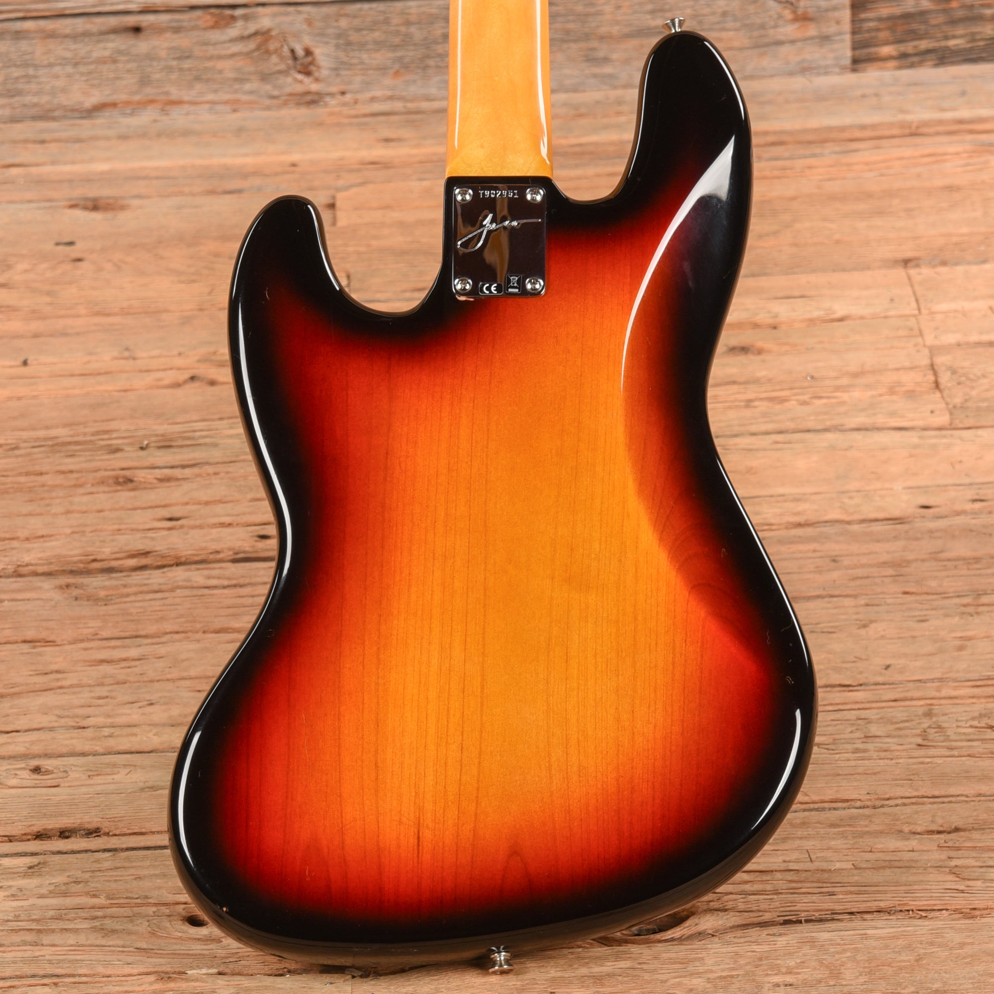 Fender Jaco Pastorius Artist Series Signature Fretless Jazz Bass Sunburst 2019