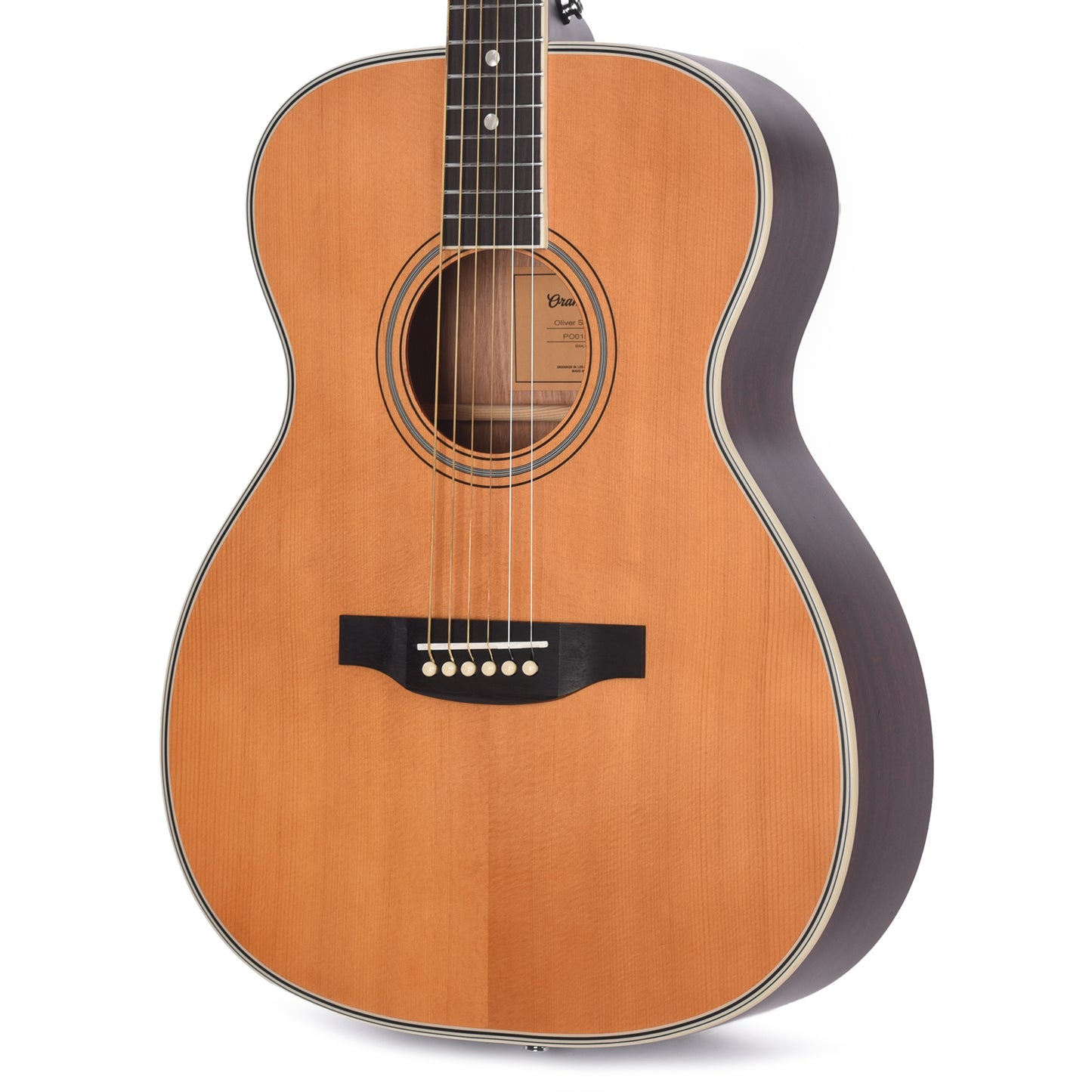 Orangewood Oliver Retro Grand Concert Acoustic Guitar Aged Natural Satin