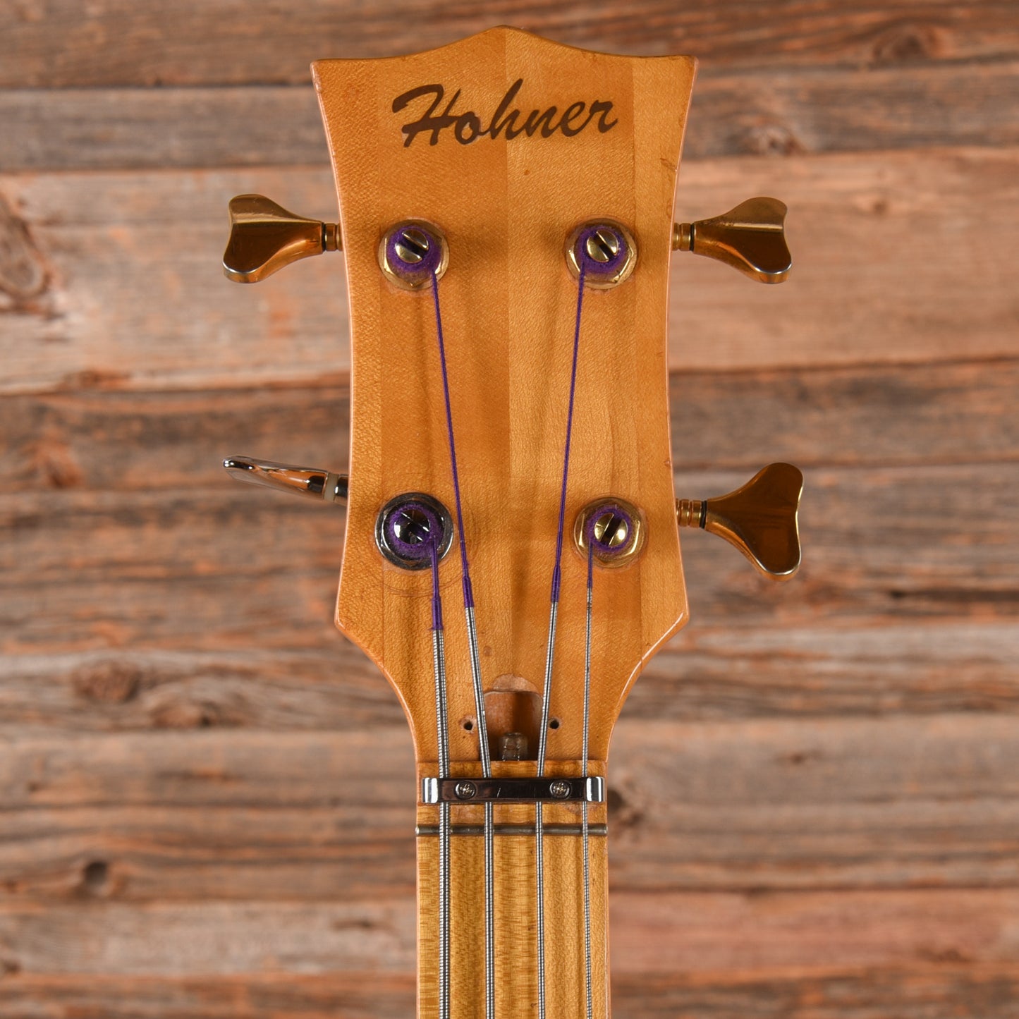 Hohner Bartell Black Widow Fretless natural 1971