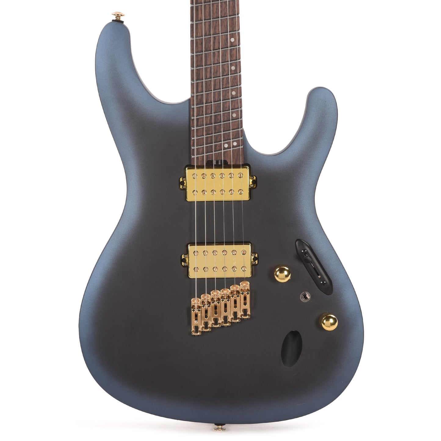 Ibanez SML721MAM S Axe Design Lab Multi-Scale Electric Guitar Midnight Arctic Ocean Matte
