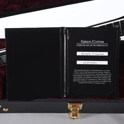 Gibson Custom Shop Flying V Custom Ebony Gloss w/Ebony Fingerboard