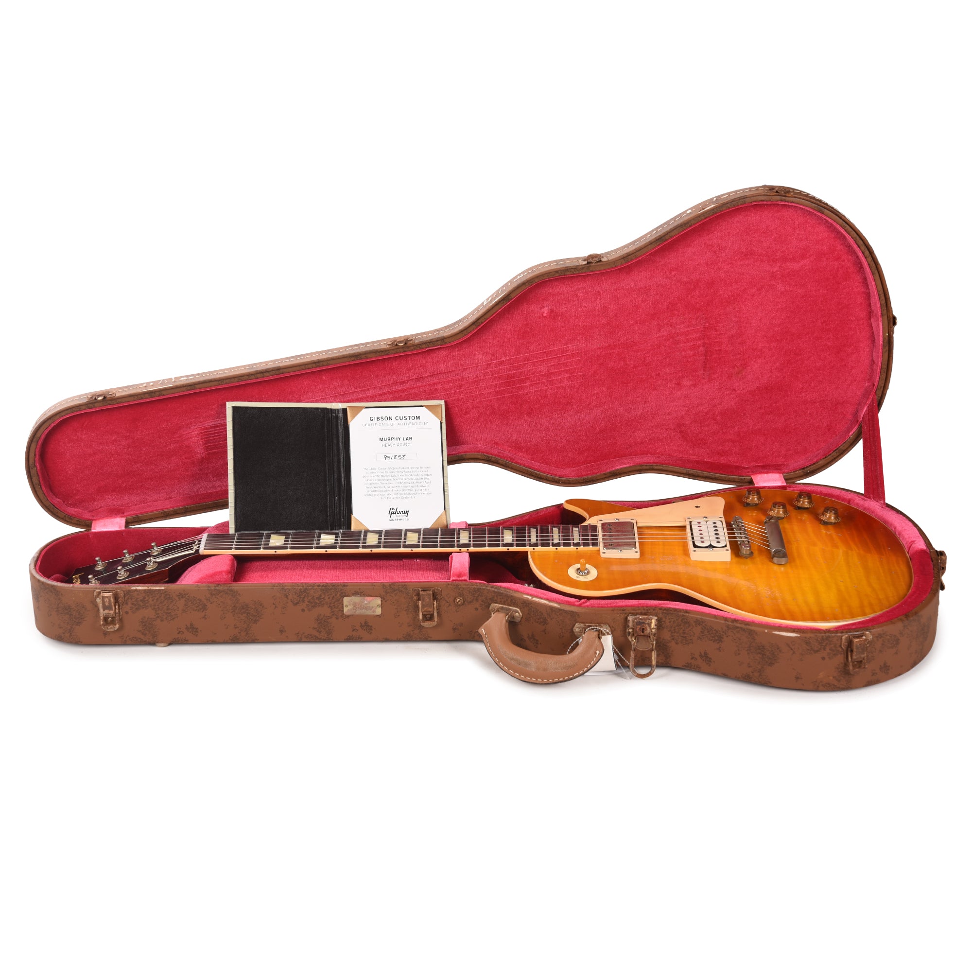 Gibson Custom Shop 1959 Les Paul Standard Beauty of the Burst 116 Murphy Lab Heavy Aged NH w/Double Aged White & Covered Custombuckers