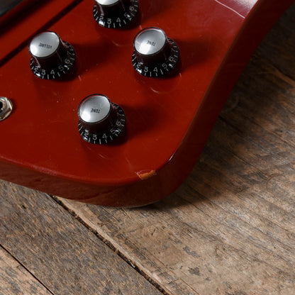 Gibson Custom Shop Murphy Lab 1963 Firebird V Ember Red Ultra Light Aged w/Maestro Vibrola