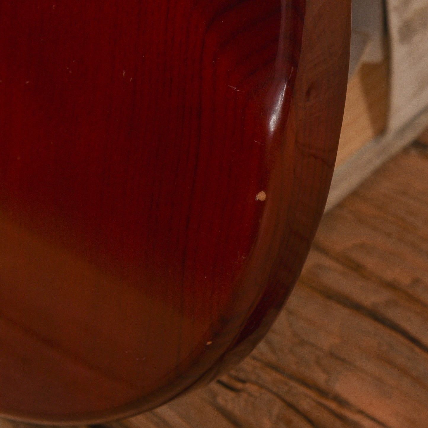 Ktone 6-String Fretless Bass Transparent Red