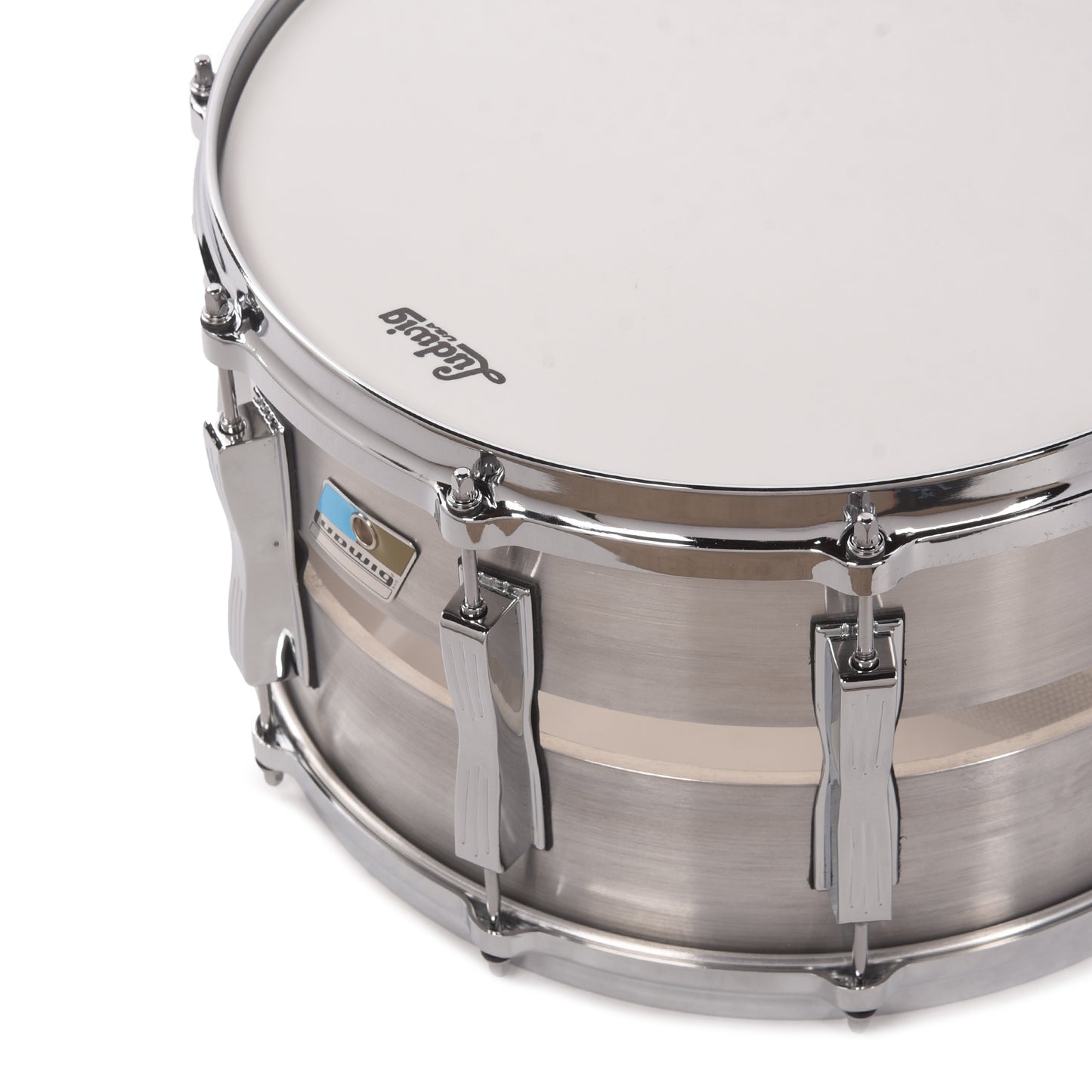 Ludwig 8x14 Cast Slotted Coliseum Aluminum Snare Drum Limited