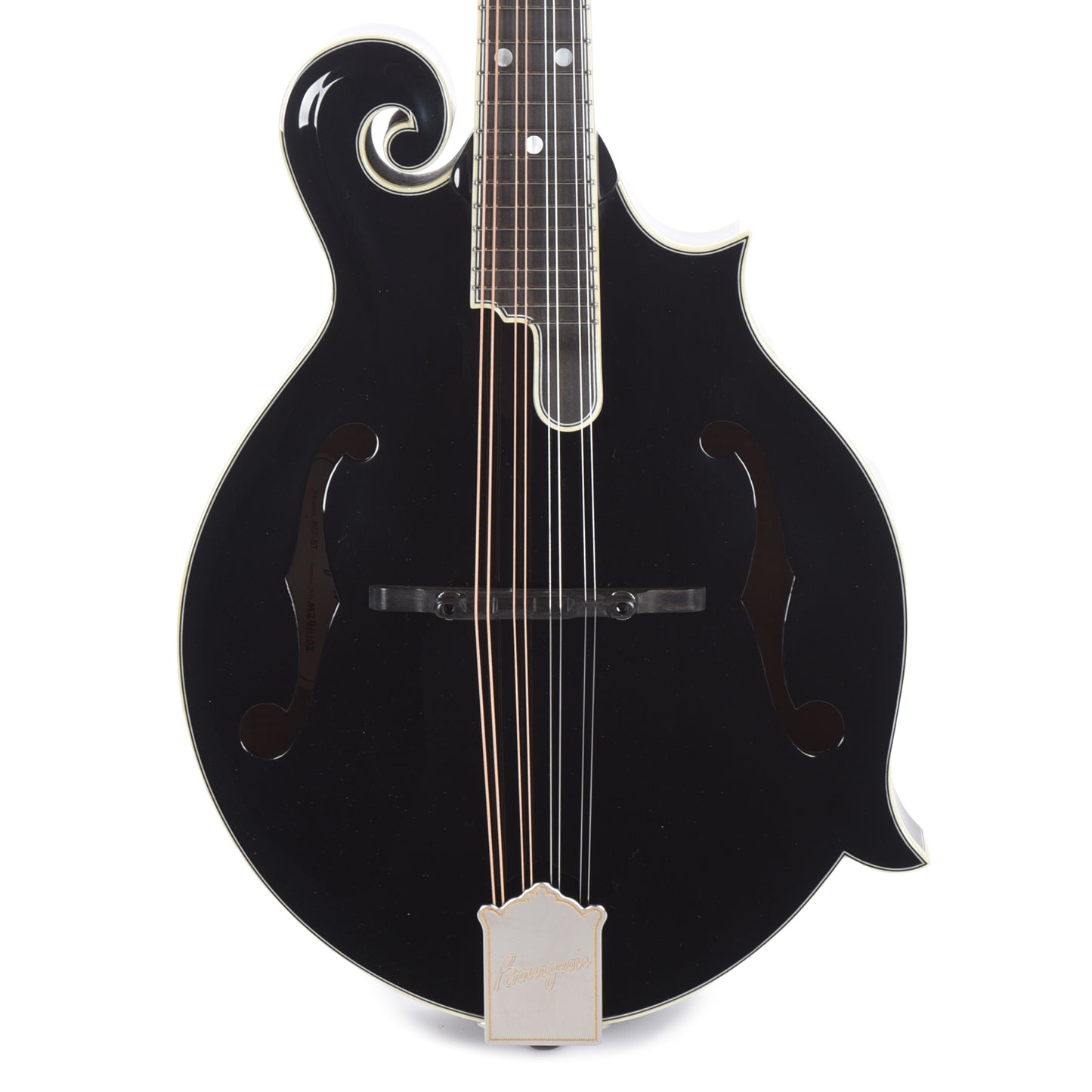 Bourgeois M5 F-Style Mandolin Aged Tone Torrefied Adirondack/Flamed Maple Black