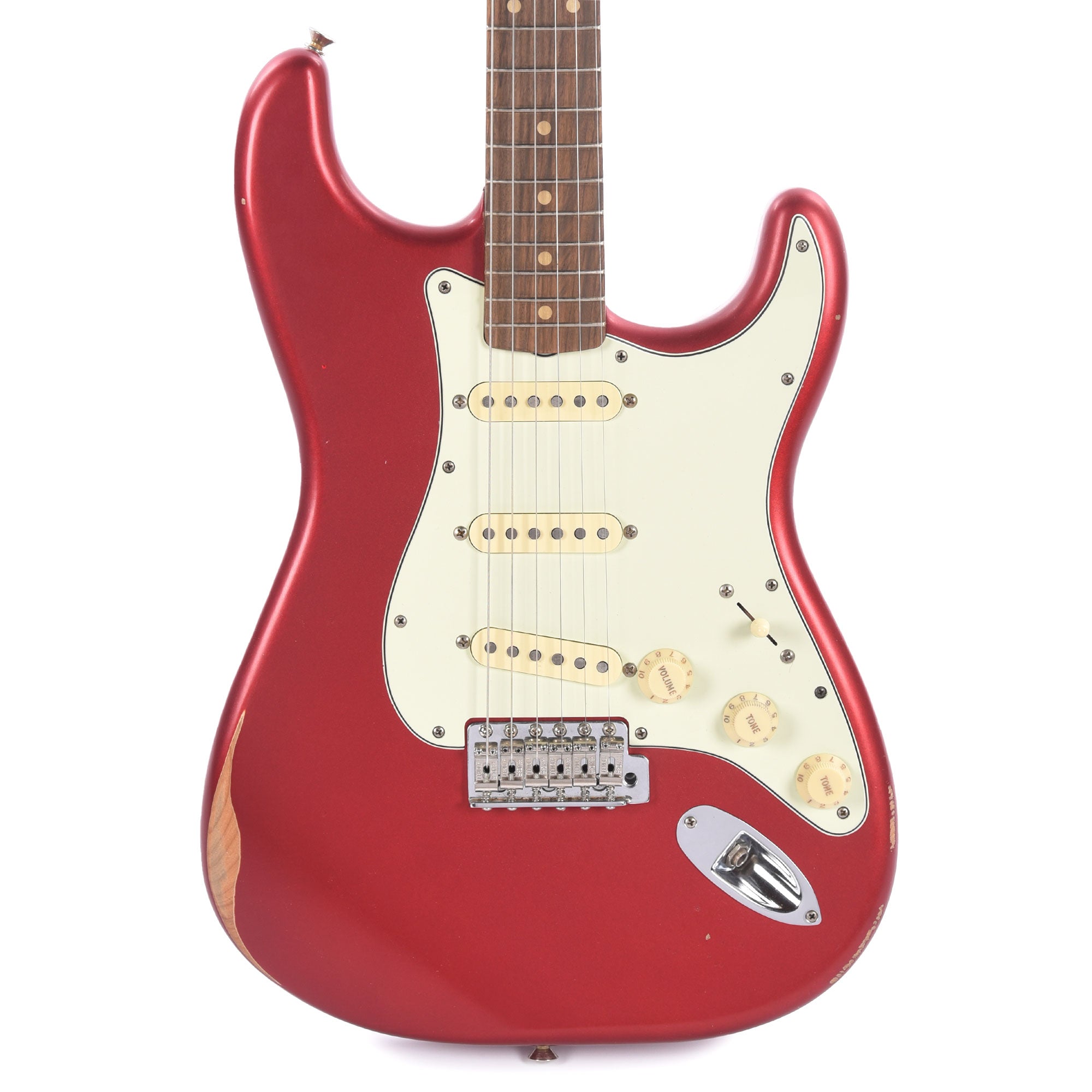 Fender Vintera Road Worn '60s Stratocaster Candy Apple Red w/Pure Vintage '59 Pickups