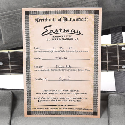 Eastman T484 Thinline Truetone Gloss Black