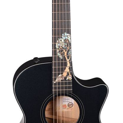 Taylor Custom "The Catch" #48 NAMM 2025 Grand Auditorium Shamel Ash Dark Turquoise Metallic