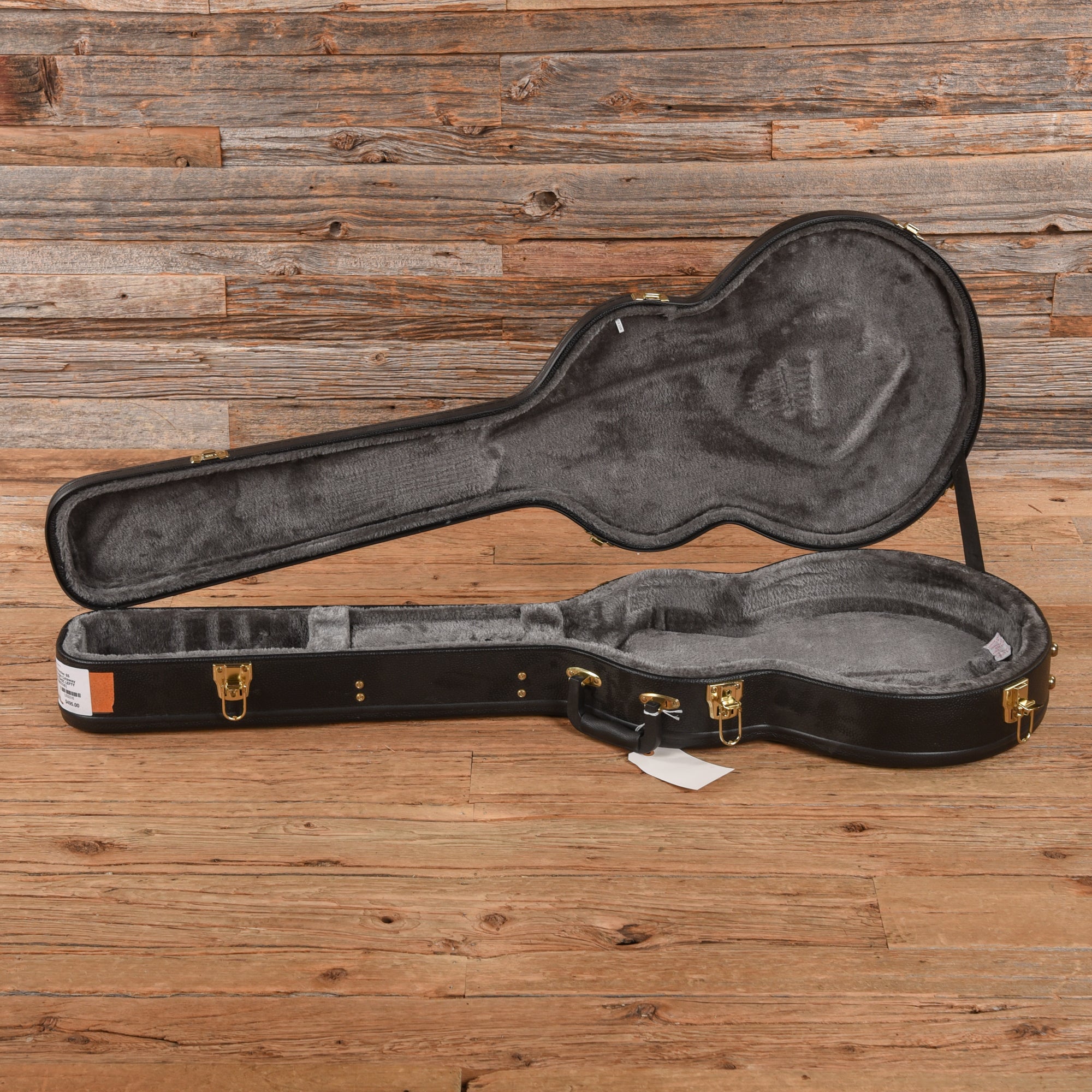 D'Angelico Premier SS Semi-Hollow Single Cutaway Black  LEFTY
