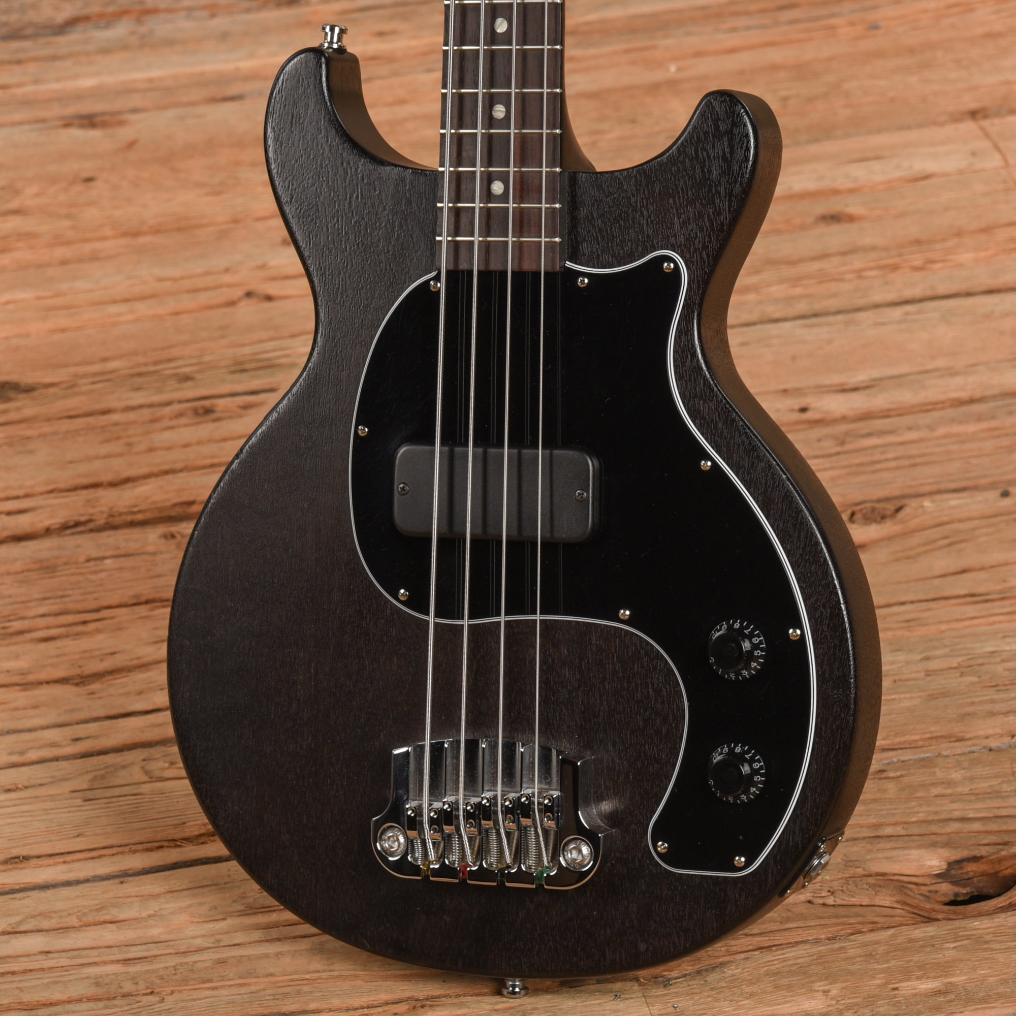 Gibson Les Paul Junior Tribute DC Bass Worn Ebony 2019