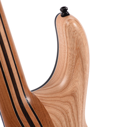 Mayones Regius 6 Curly Poplar 4A/Swamp Ash Trans Turquoise