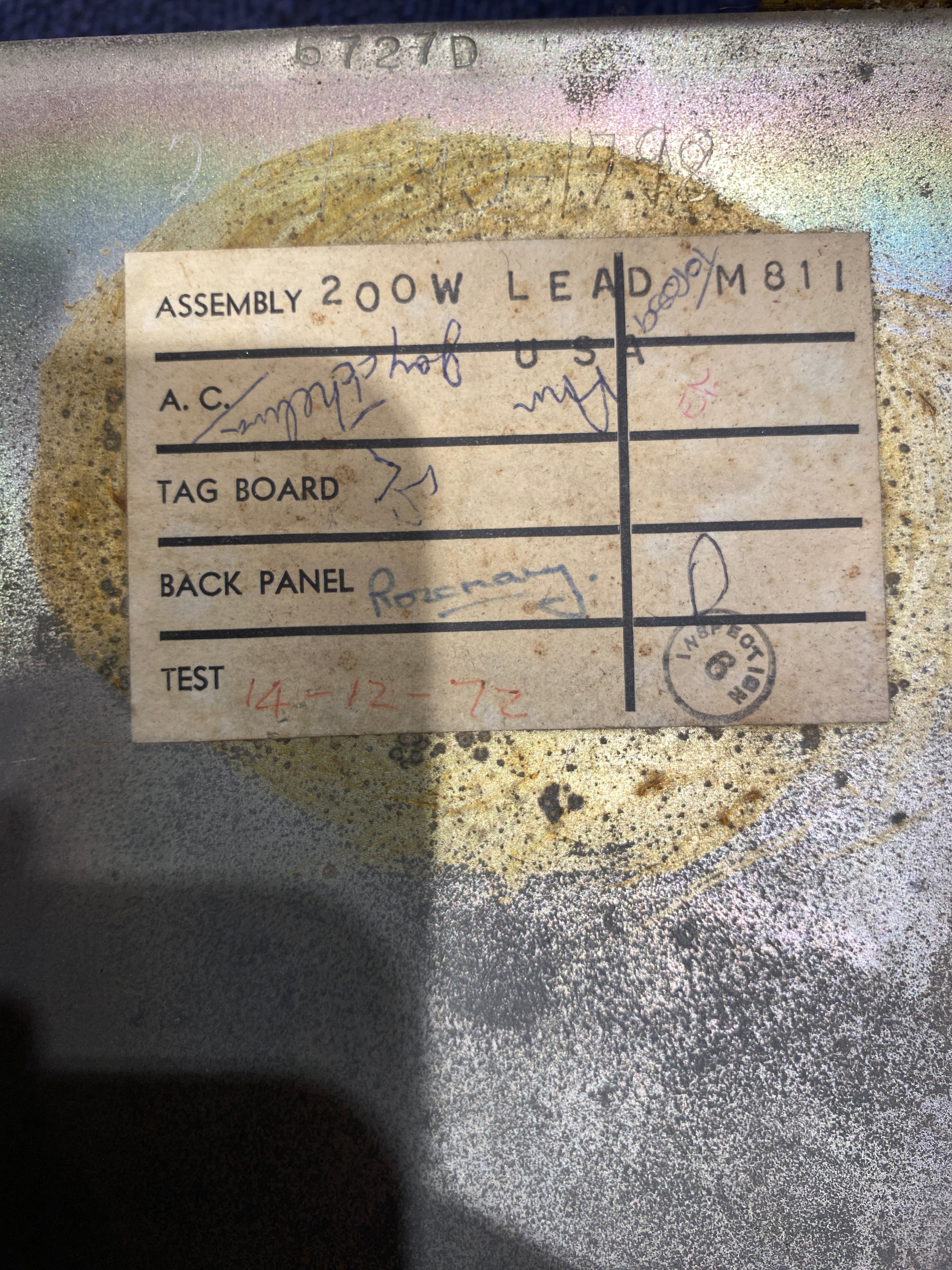 Marshall Marshall Major 200 Watt 1972 - Dave Amato of REO Speedwagon