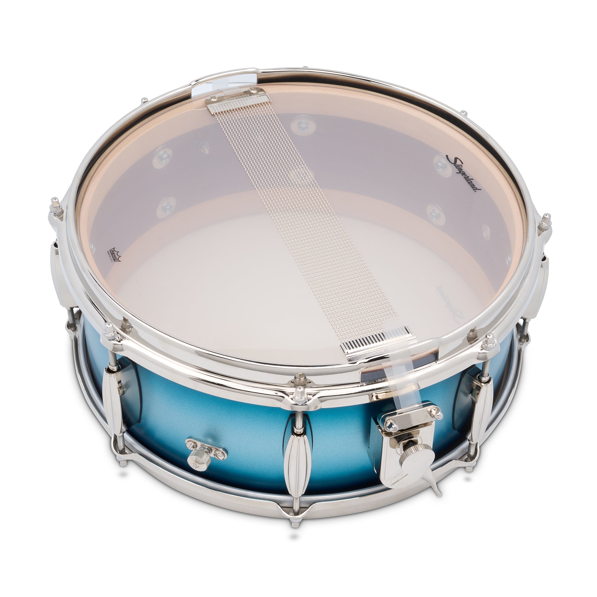 Slingerland Radio King 5.5x14 Snare Drum Blue and Silver Lacquer