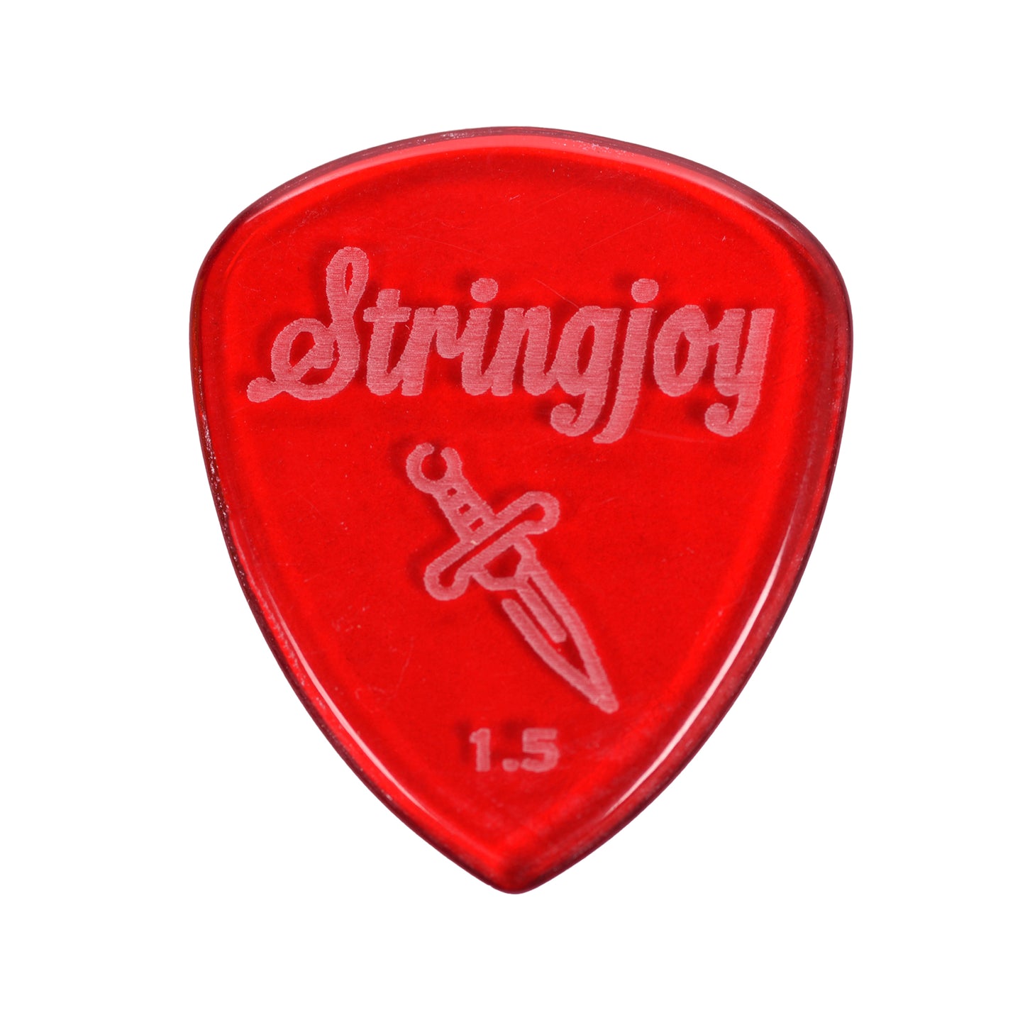 Stringjoy 1.5mm Dagger Acrylic Picks 2-Pack