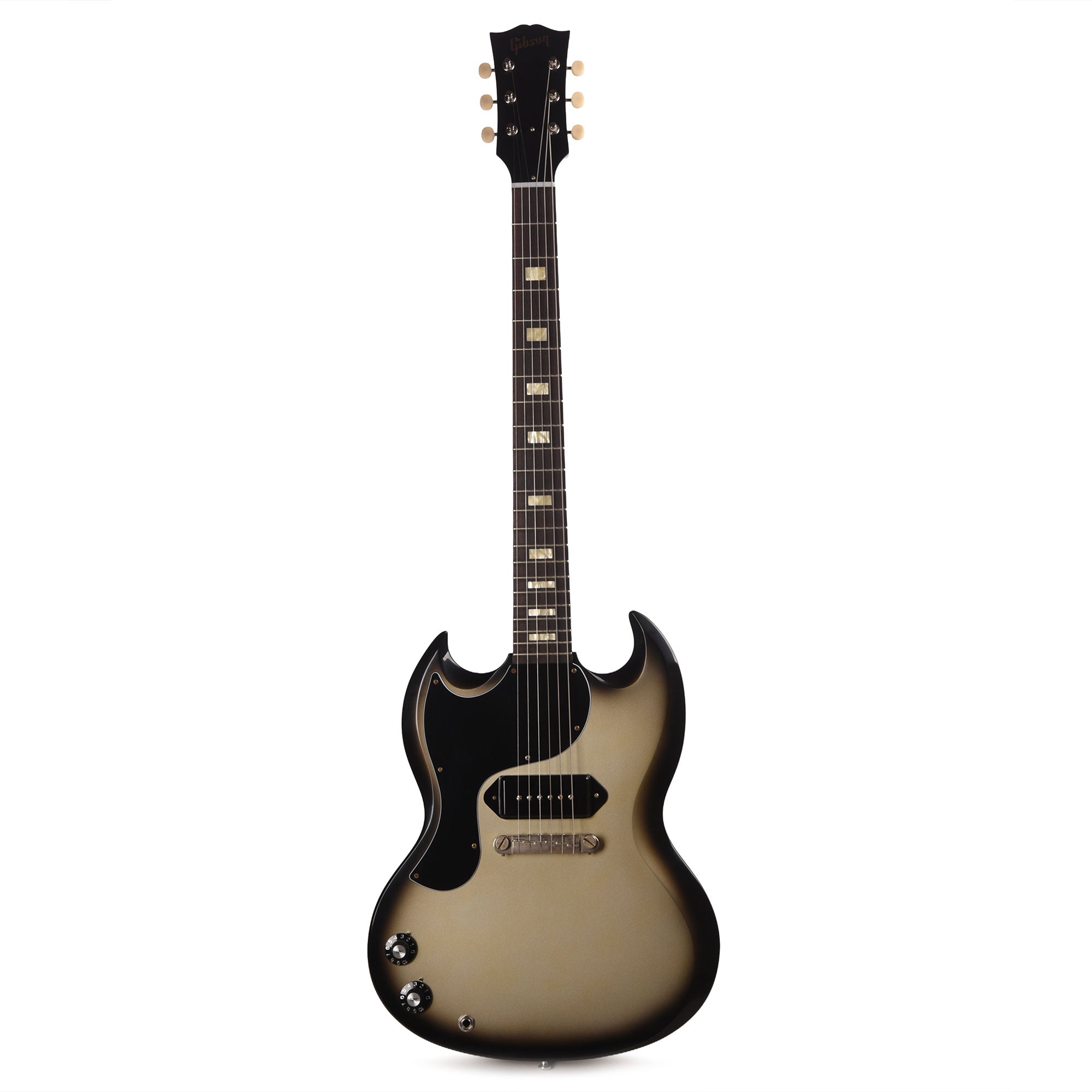 Gibson Custom Shop 1963 SG Junior LEFTY Silverburst VOS