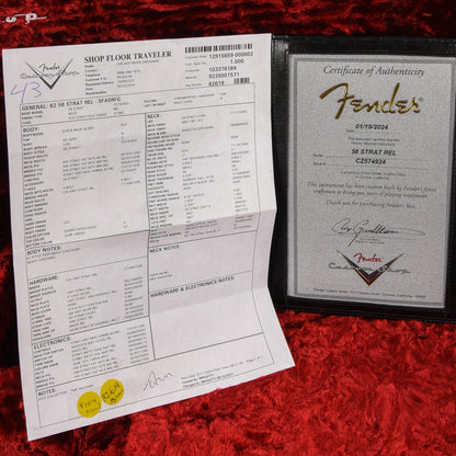 Fender Custom Shop '58 Stratocaster Relic Surf Green 2024