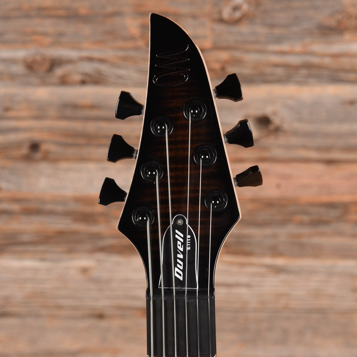 Mayones Duvell Elite 6 Baritone Transparent Dirty Brown Burst 2021