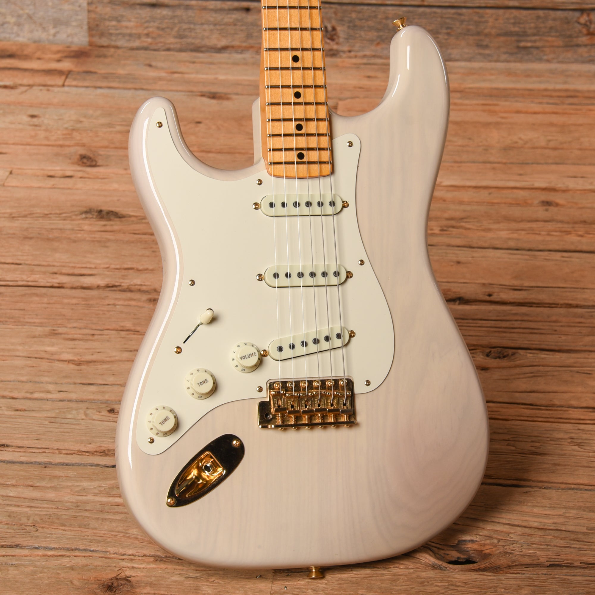 Fender Custom Shop V Custom '57 Stratocaster White Blonde 2021 LEFTY