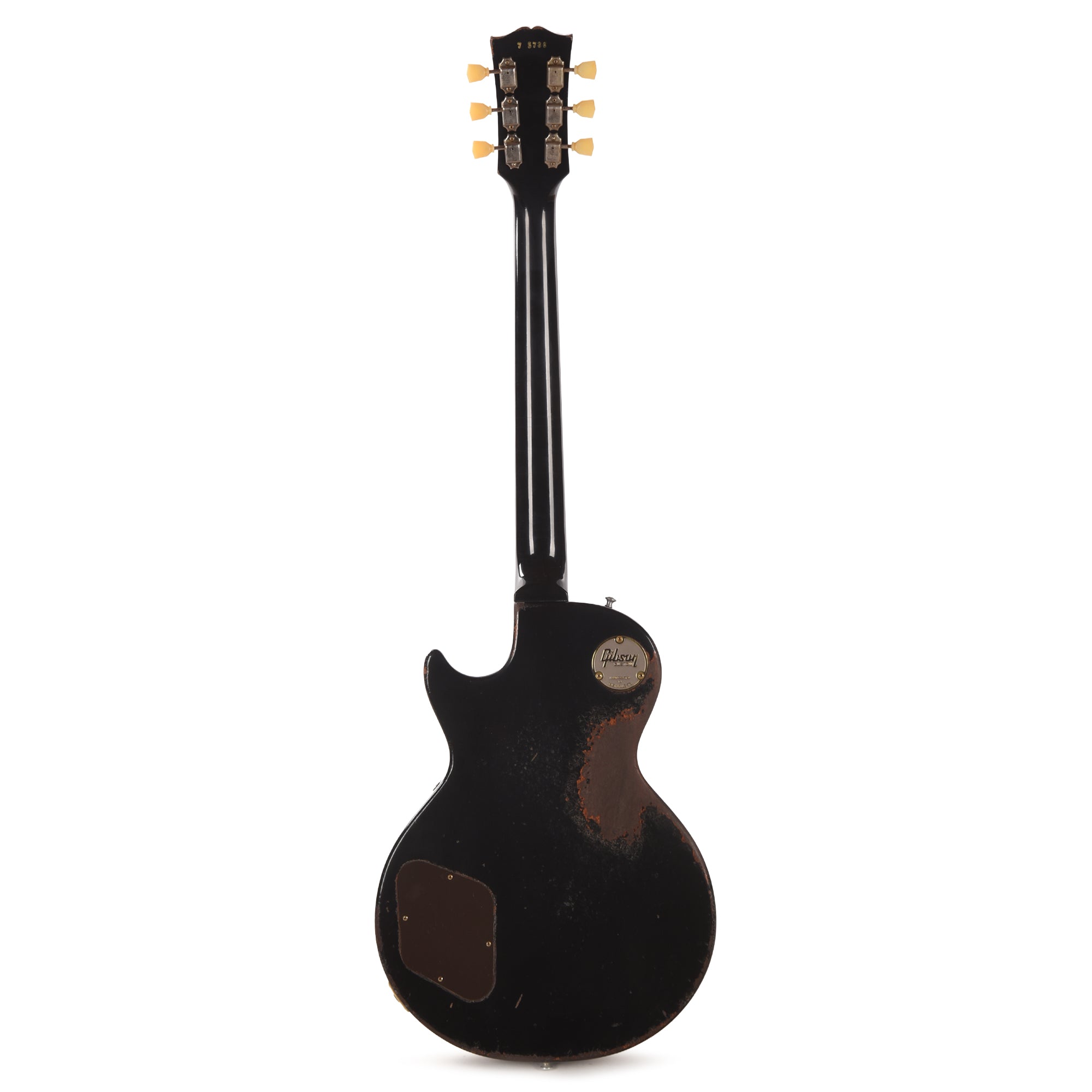 Gibson Custom Shop 1957 Les Paul Standard Ebony Over All Double Gold Murphy Lab Ultra Heavy Aged