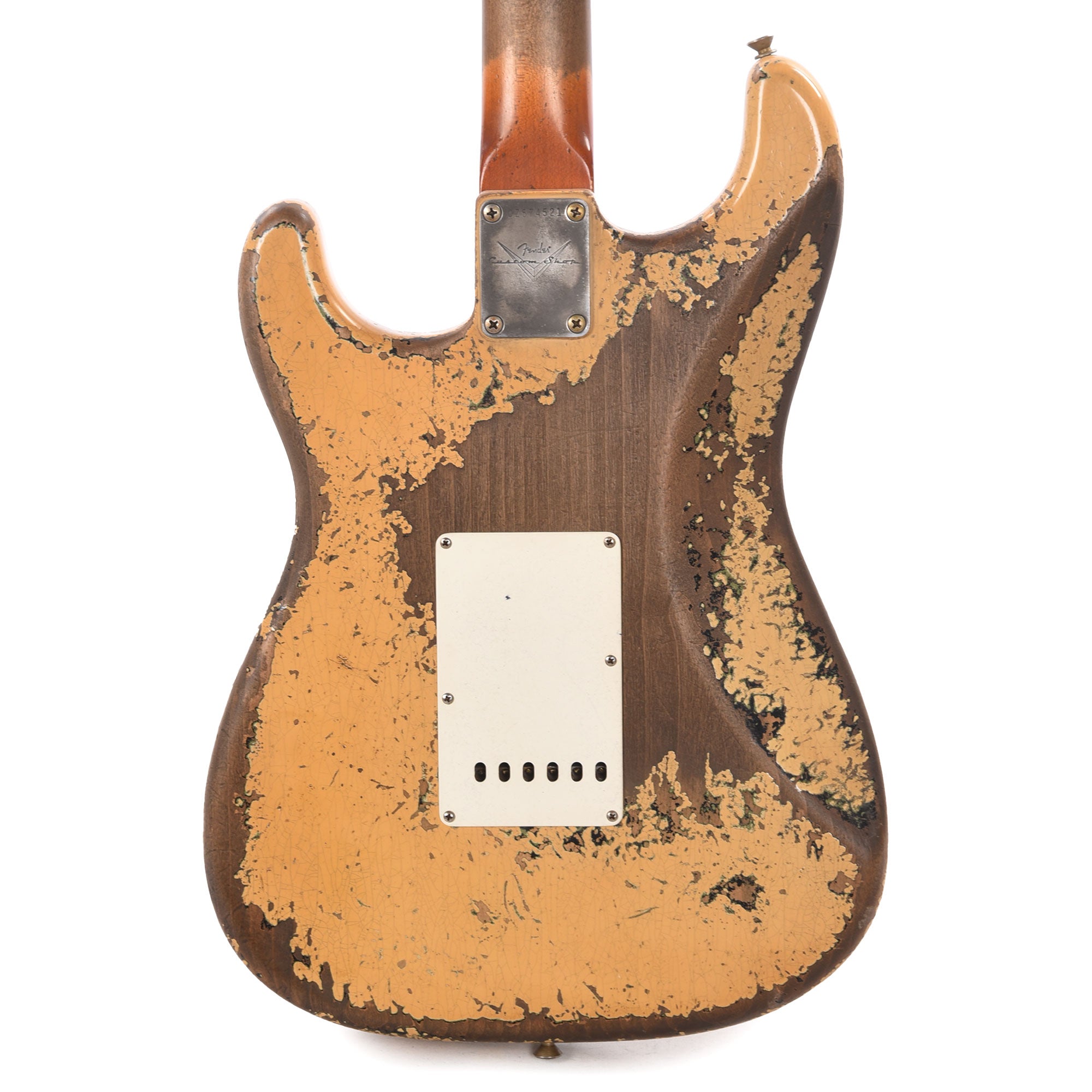 Fender Custom Shop 1961 Stratocaster Heavy Relic Desert Sand over Olive Drab over Black Master Built by Dale Wilson