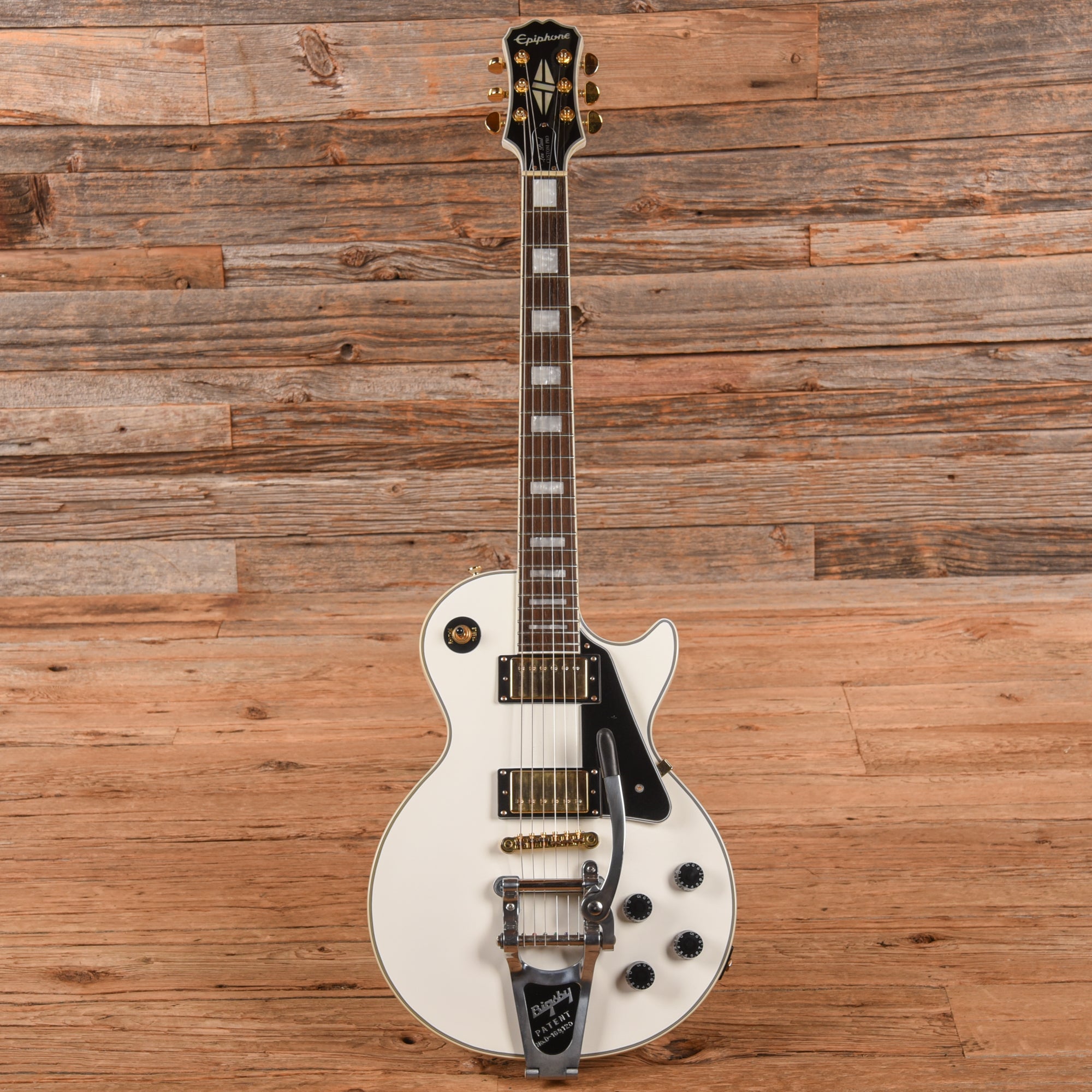 Epiphone Les Paul Custom Pro Alpine White 2017