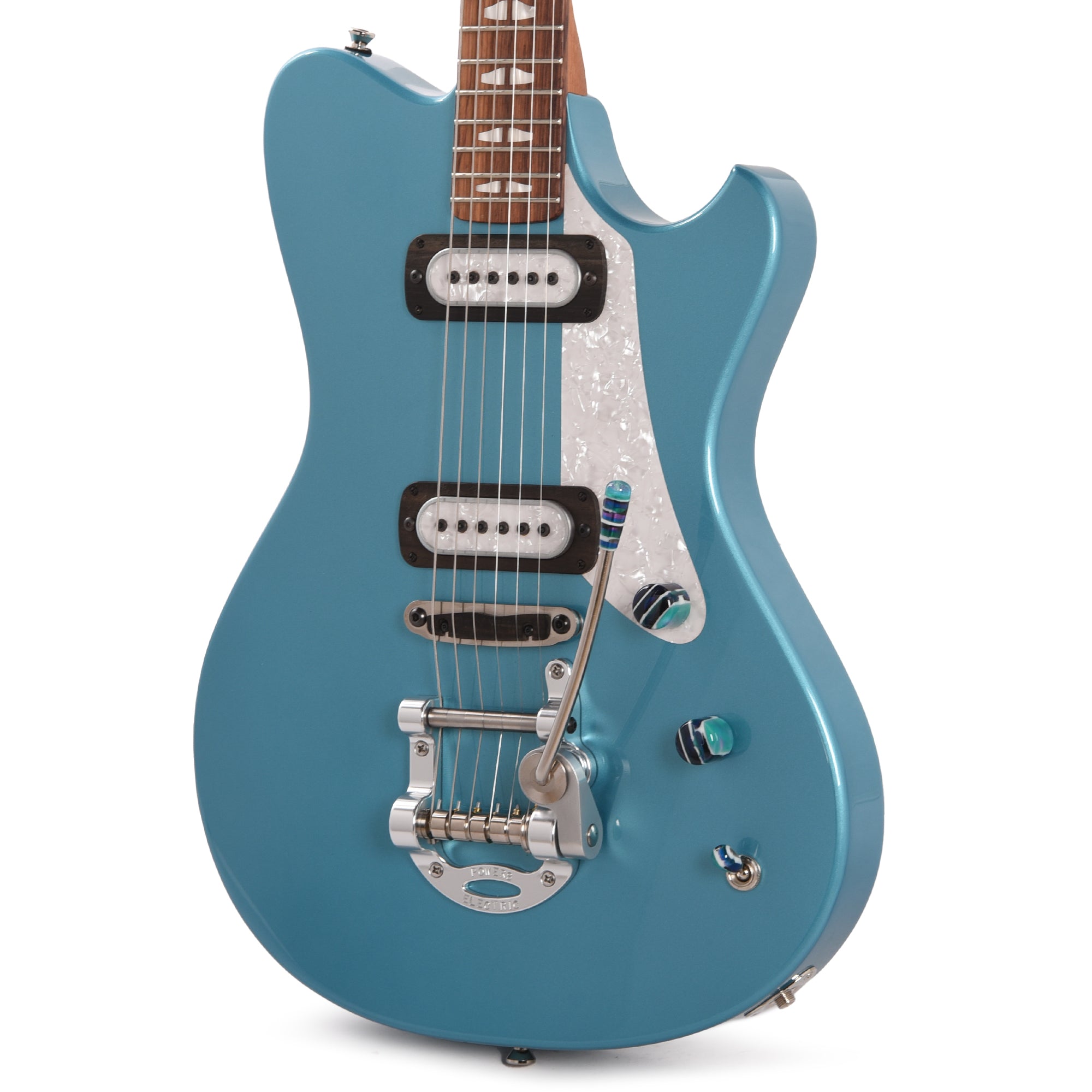 Powers Electric A-Type Tourmaline Green Metallic w/PF42 Pickups