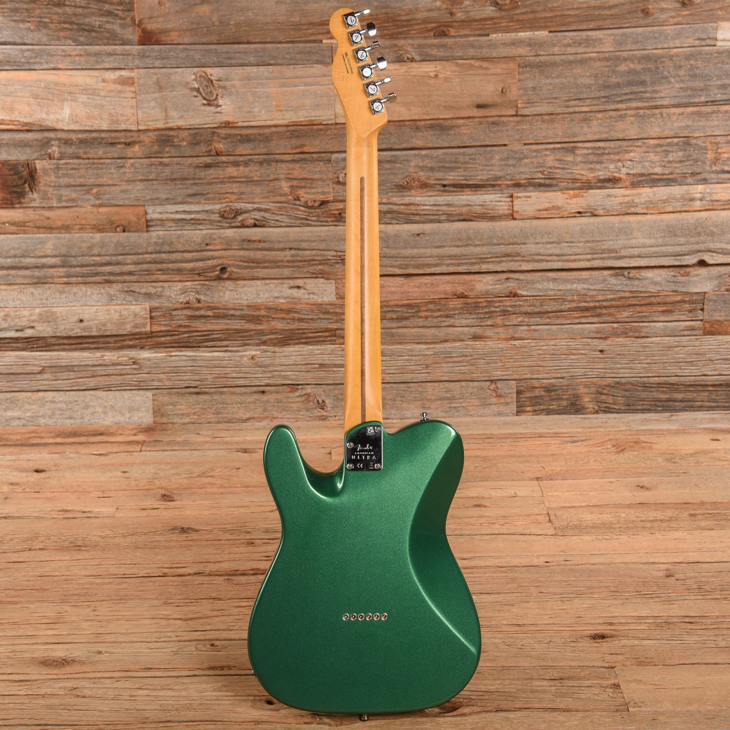 Fender American Ultra Telecaster Mystic Pine w/Ebony Fingerboard & Anodized Gold Pickguard