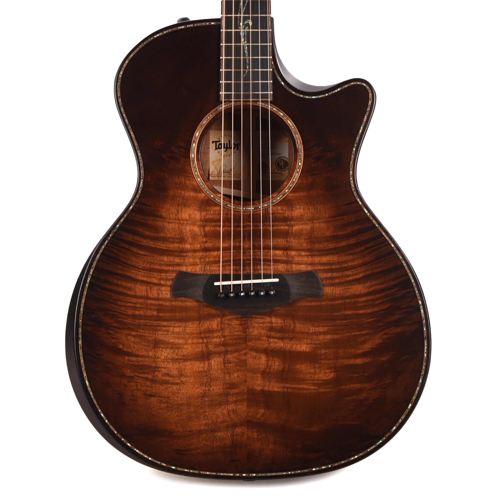Taylor K24ce Builder's Edition Grand Auditorium Kona Burst ES2