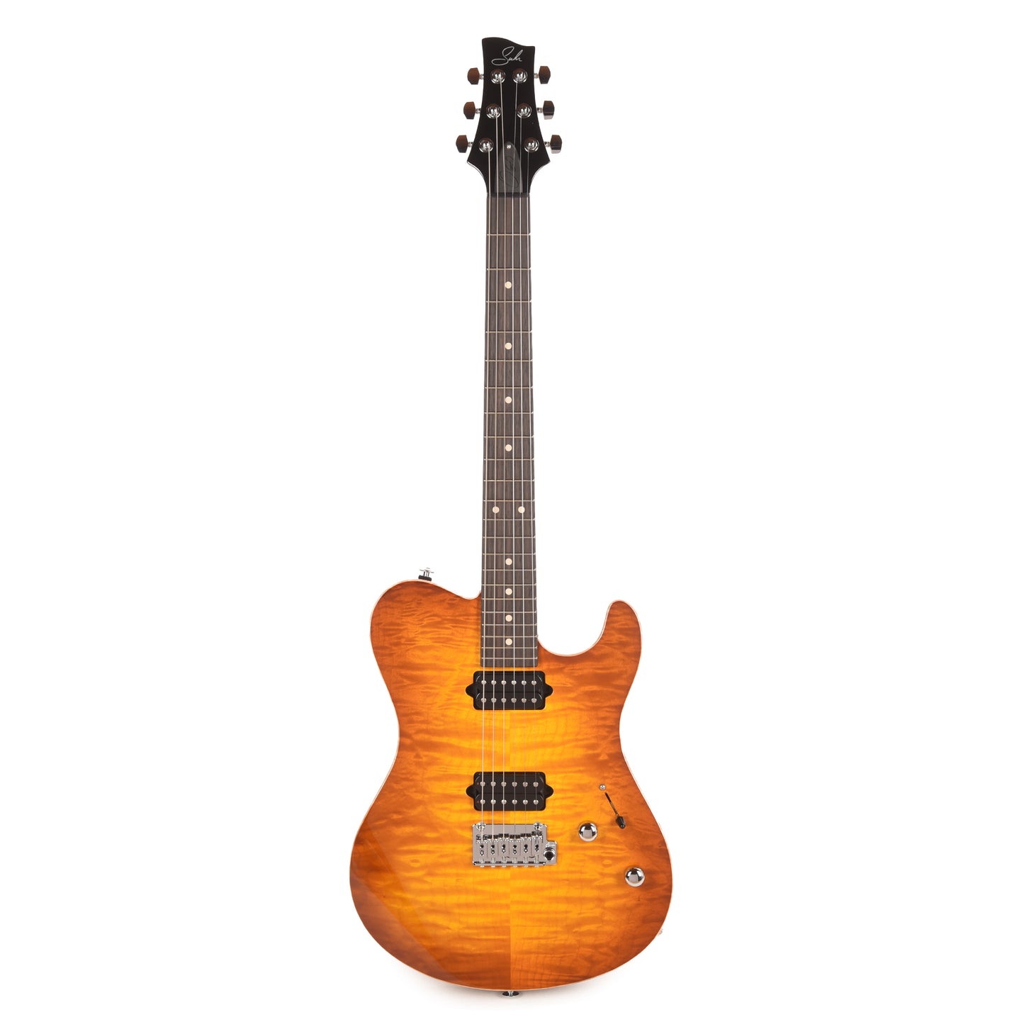 Suhr Oso Short Scale Tea Burst w/Figured Maple Top