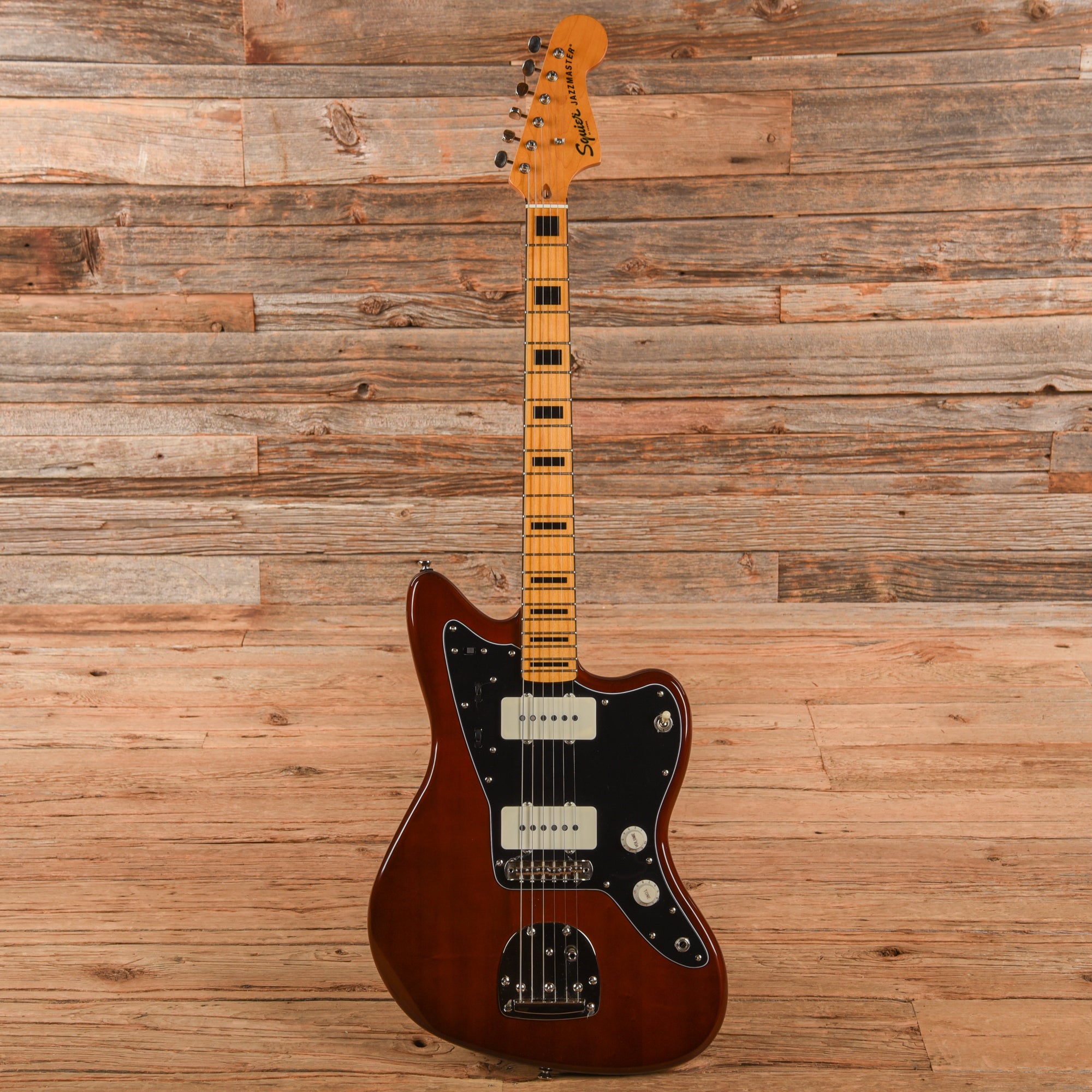 Squier Classic Vibe '70s Jazzmaster Maple Neck Walnut w/Black Blocks/Binding