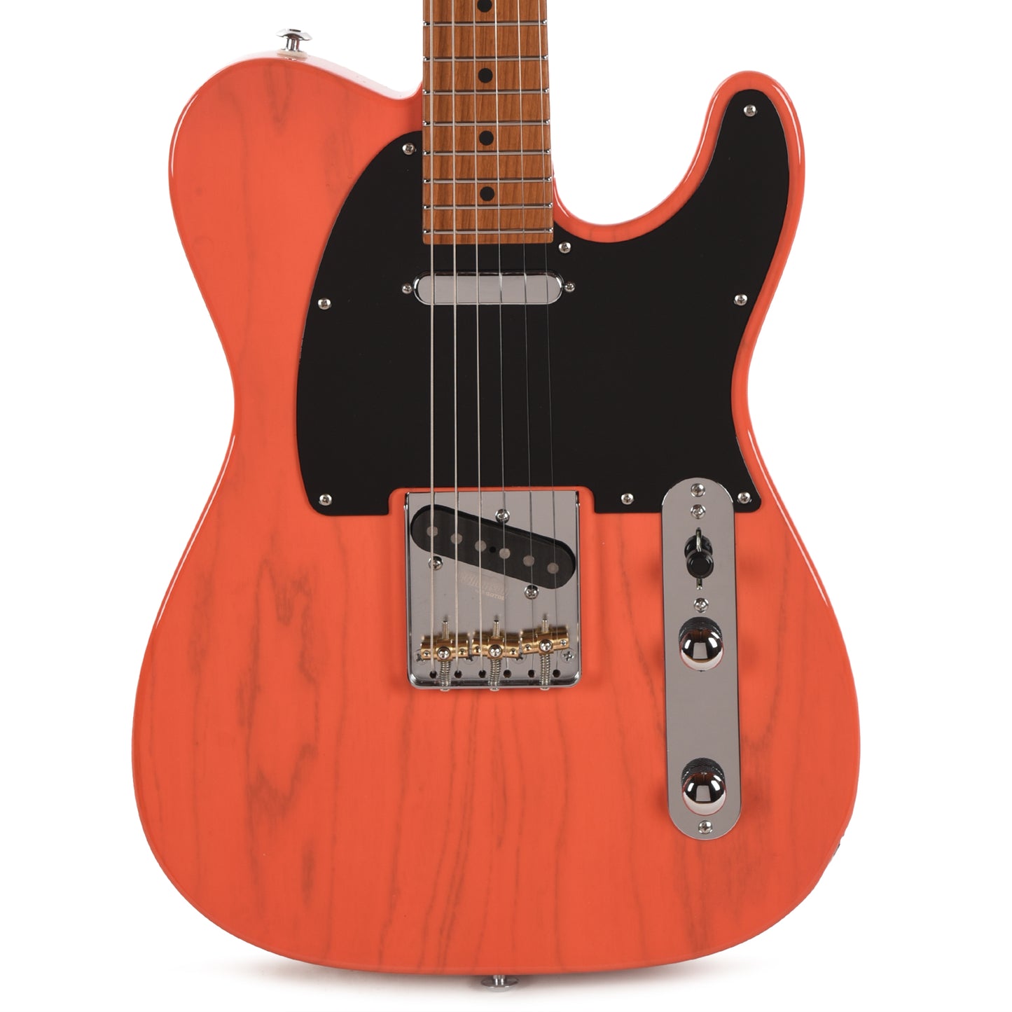 Suhr Custom Classic T Swamp Ash Trans Fiesta Red w/Roasted Maple Neck