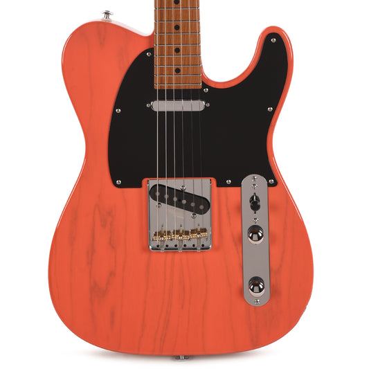 Suhr Custom Classic T Swamp Ash Trans Fiesta Red w/Roasted Maple Neck