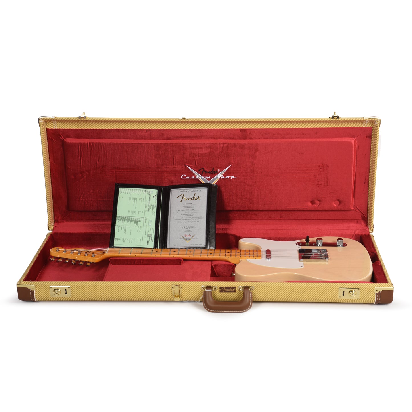 Fender Custom Shop 1955 Telecaster "Chicago Special" Deluxe Closet Classic Super Aged White Blonde