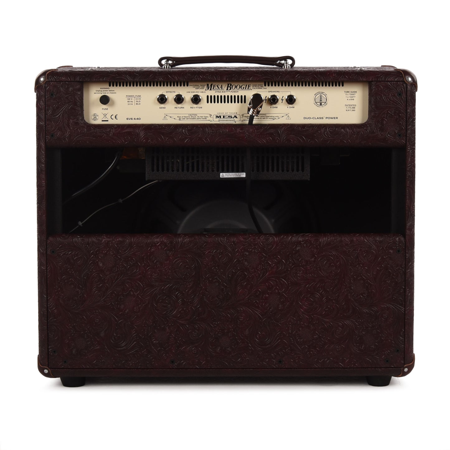 Mesa/Boogie California Tweed 6V6 4:40 40W 1x12 Combo Wine Buggy Western Vinyl w/ Dark Grey Grille