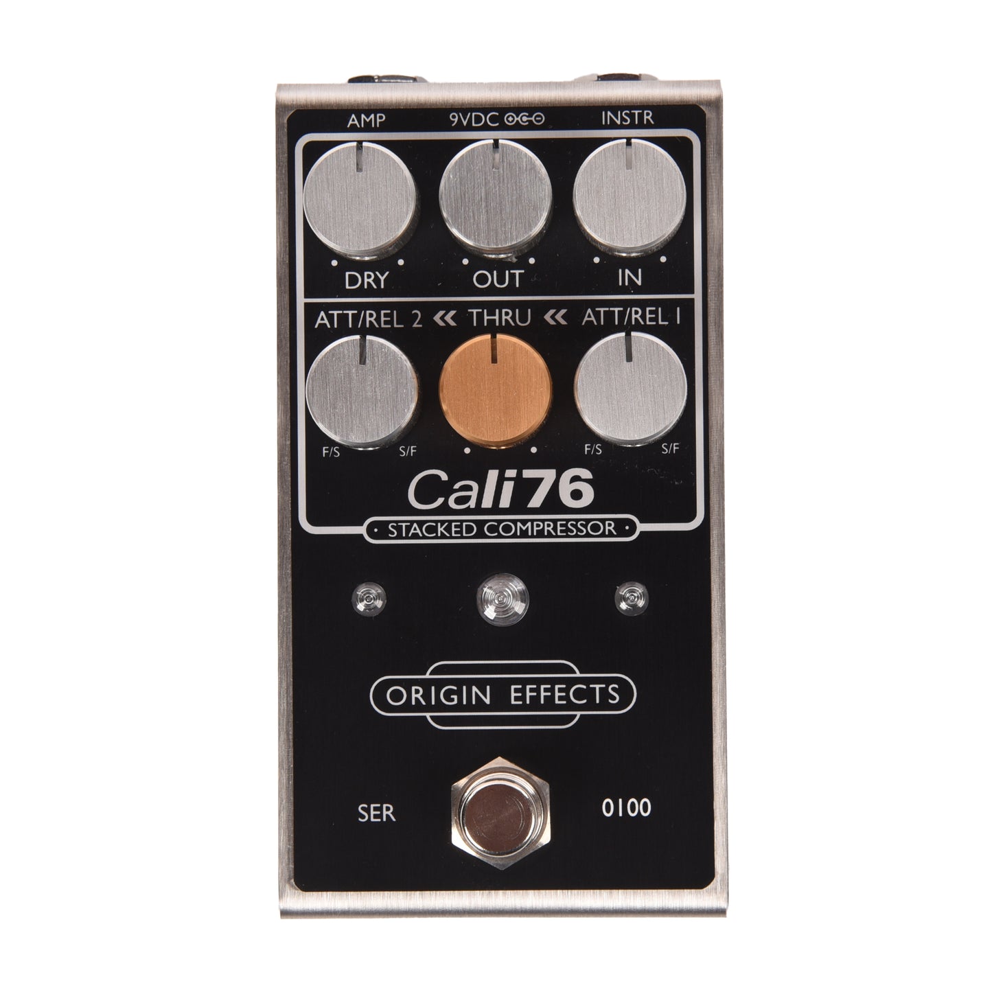 Origin FX Cali76 Stacked Compressor Pedal Black