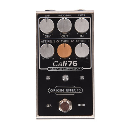 Origin FX Cali76 Stacked Compressor Pedal Black