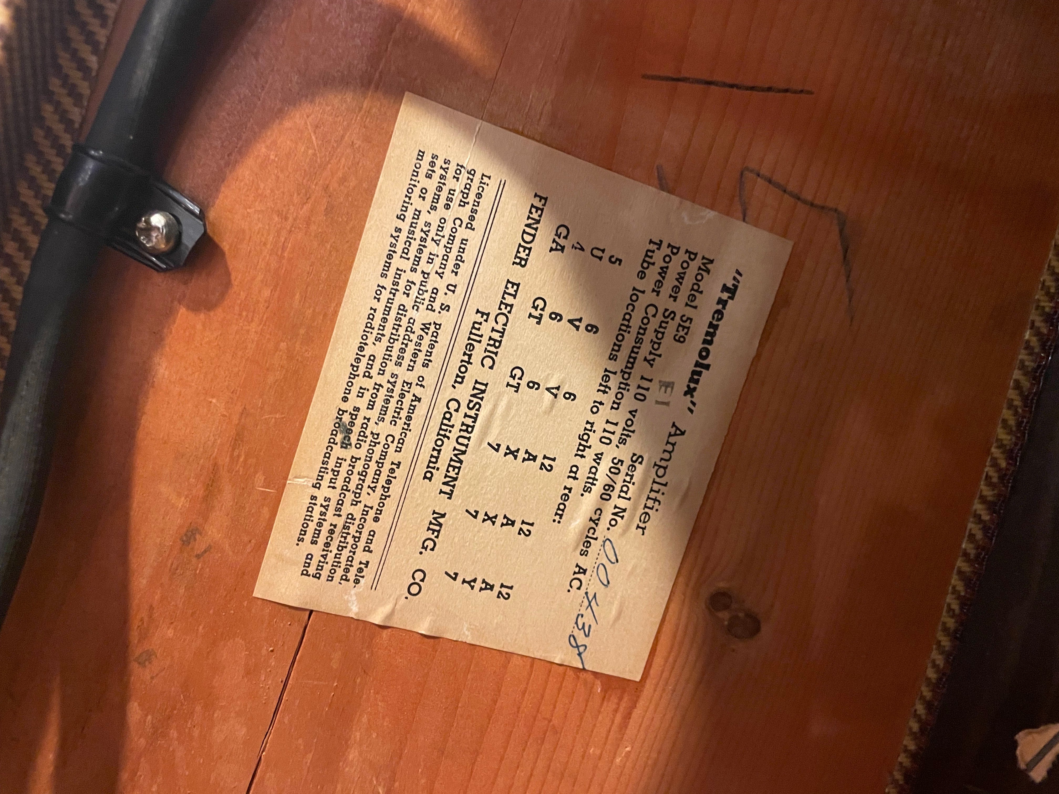 Fender Tremolux  1955