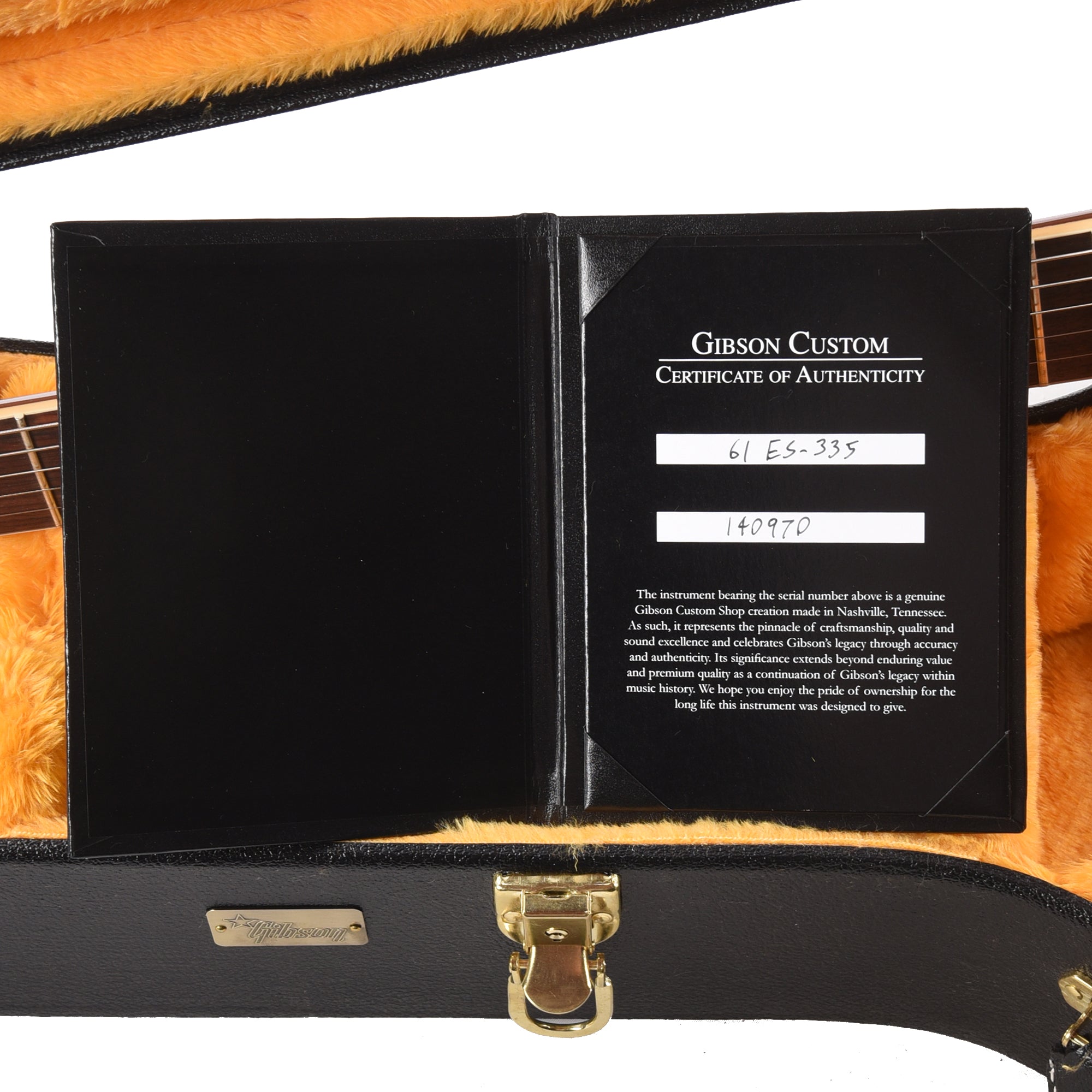 Gibson Custom Shop 1961 ES-335 LEFTY Heather Poly VOS