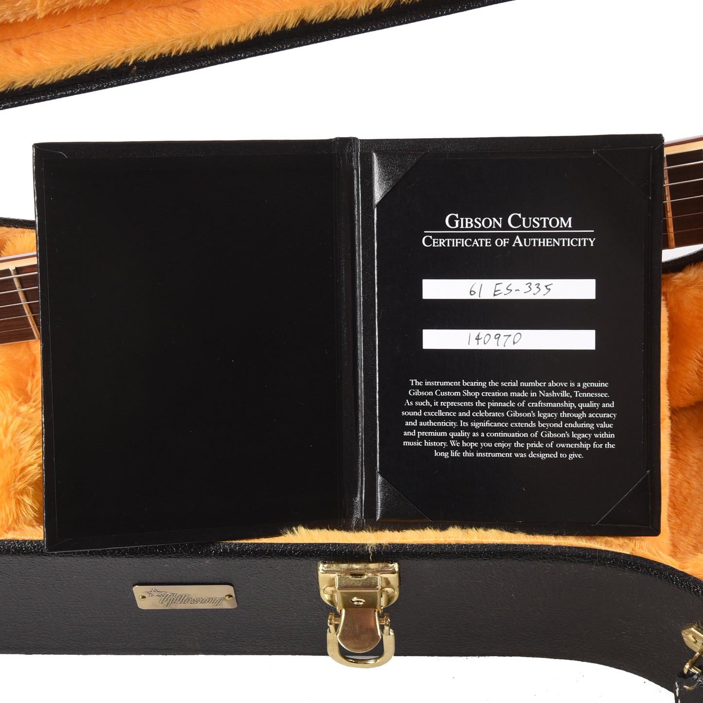 Gibson Custom Shop 1961 ES-335 LEFTY Heather Poly VOS