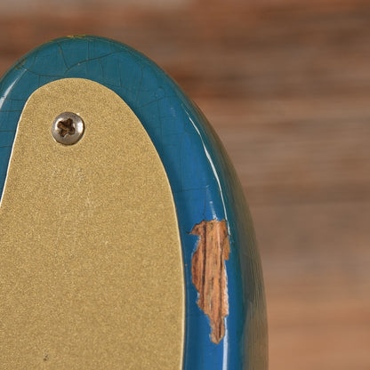 Fender Late '60s Telecaster Bass Body w/Late '62 Veneer Precision Bass Neck Blue Refin 1960s