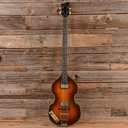 Hofner 500/1 1963 body w/Late 70s neck Sunburst 1963 LEFTY