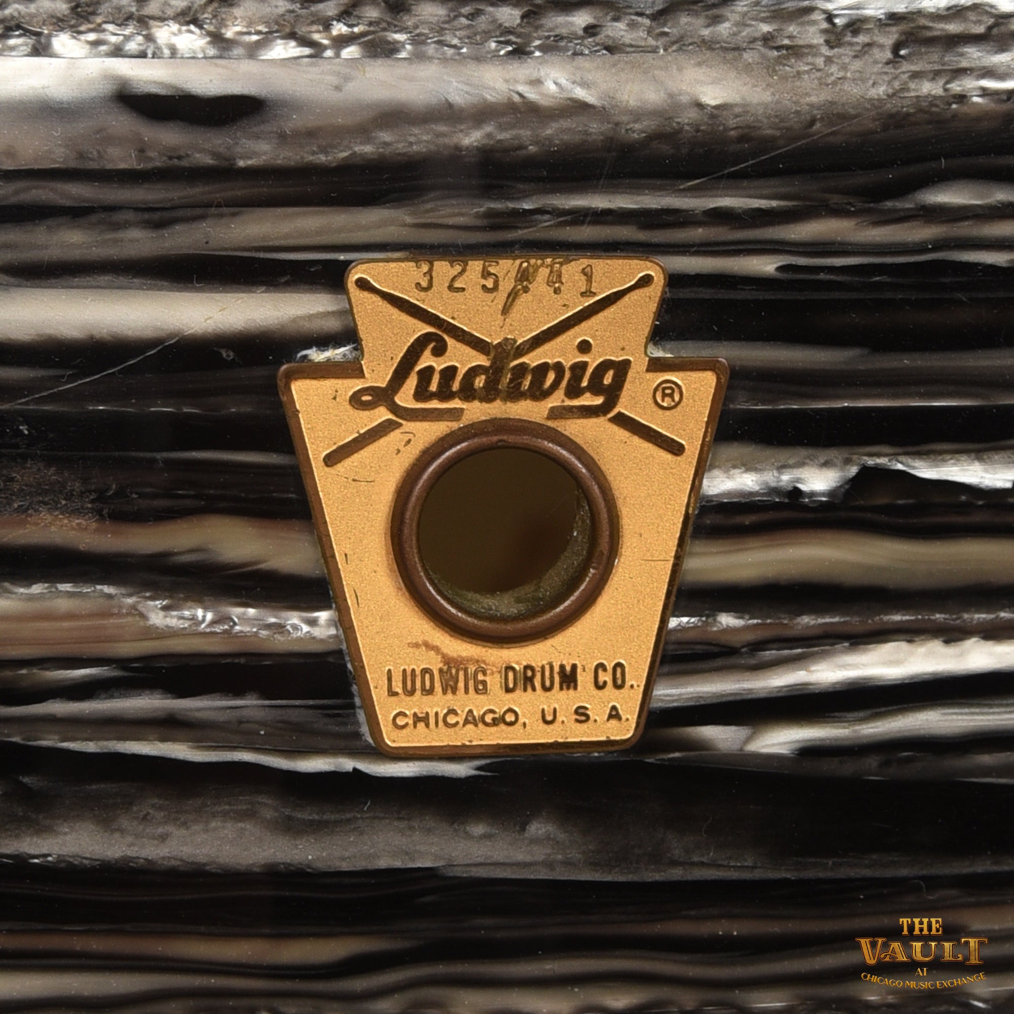 Ludwig Club Date Black Oyster Pearl 12/14/20 3pc. Drum Kit VINTAGE