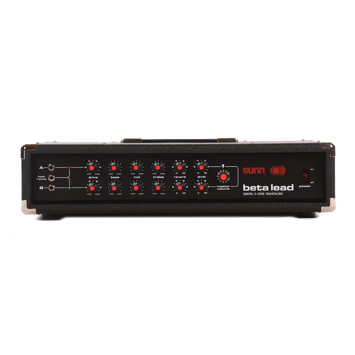 Sunn Beta Lead 200W Solid State CMOS Guitar Amp Head w/ Footswitch