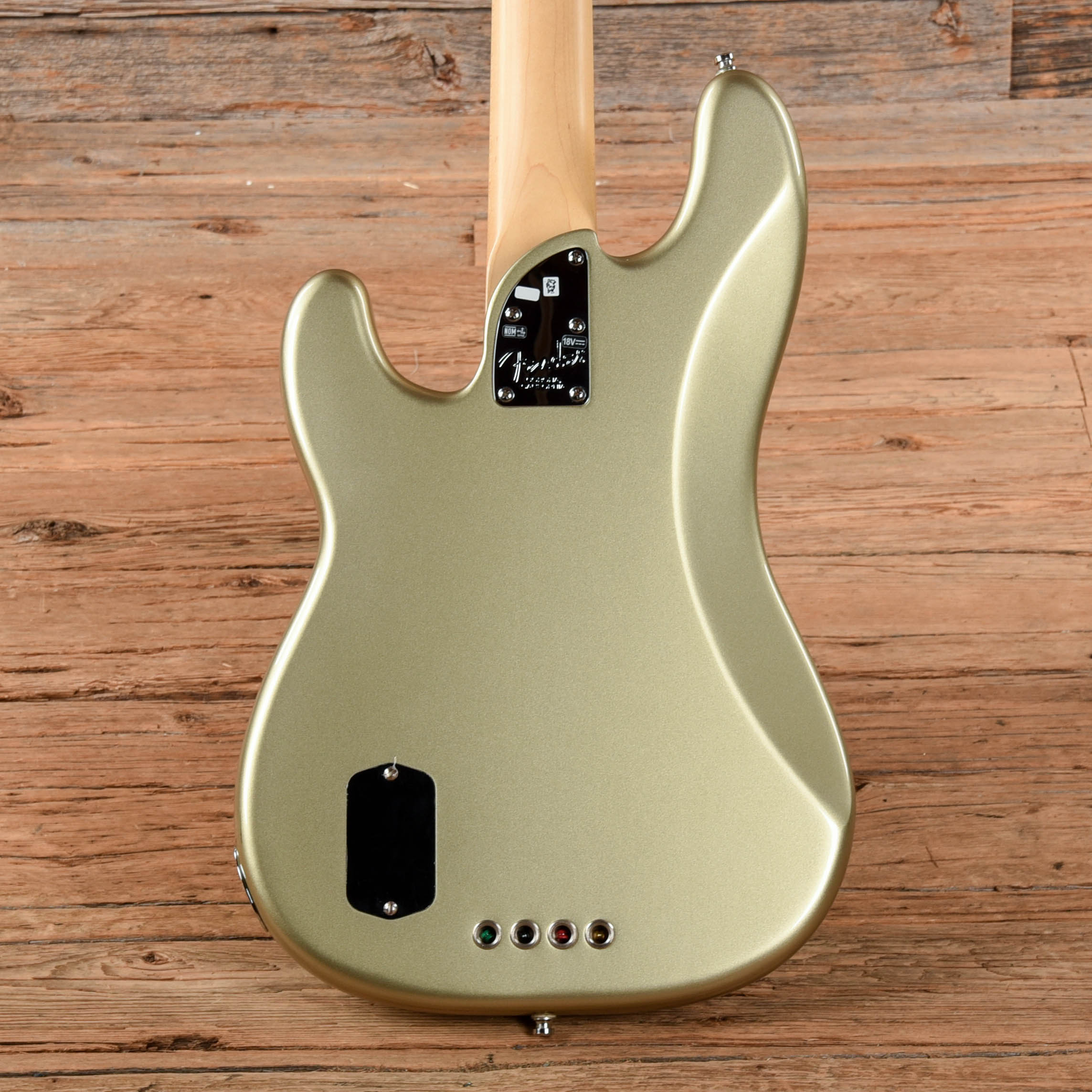 Fender American Elite Precision Bass Champagne 2017