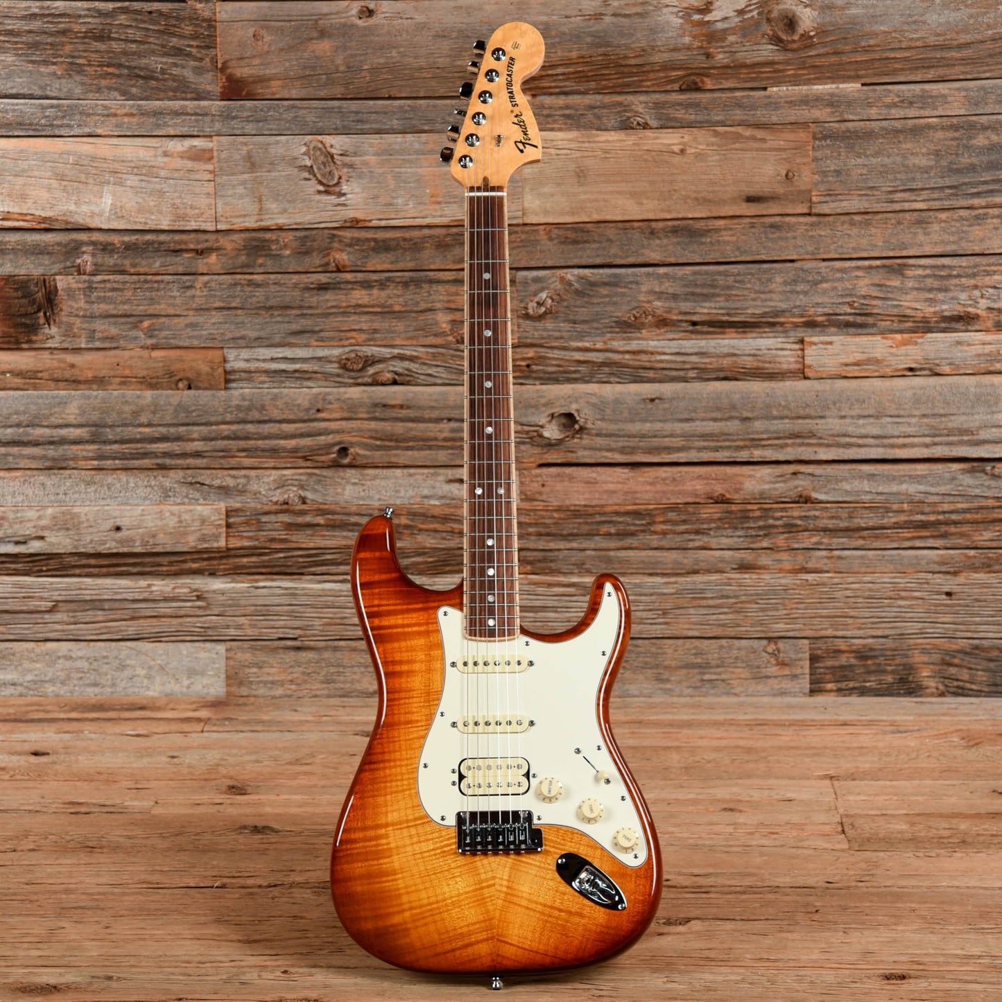 Fender American Select Stratocaster HSS Channel Bound Sunburst 2013