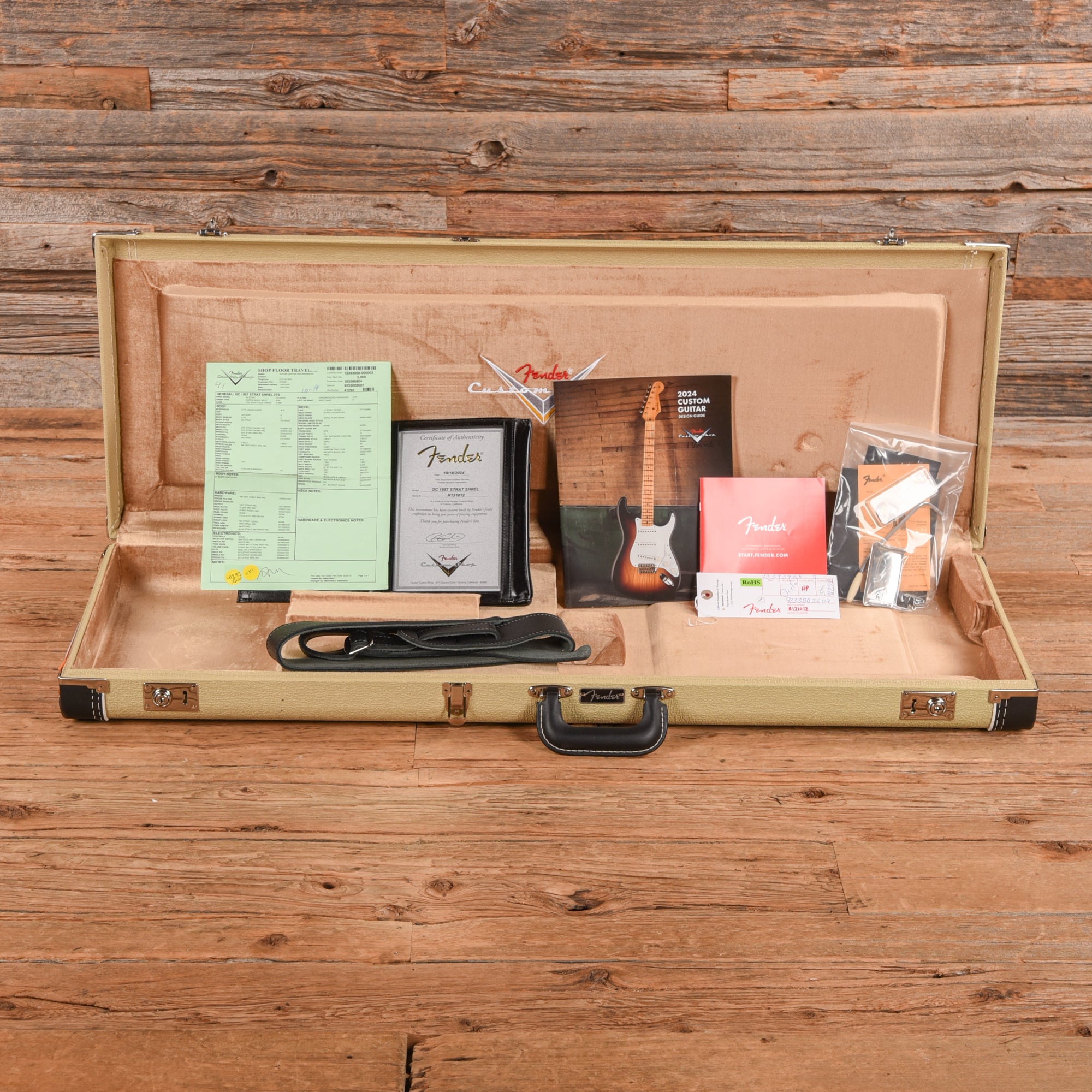 Fender Custom Shop Super Heavy Relic 1957 Stratocaster 2024, Sunburst Sunburst 2024