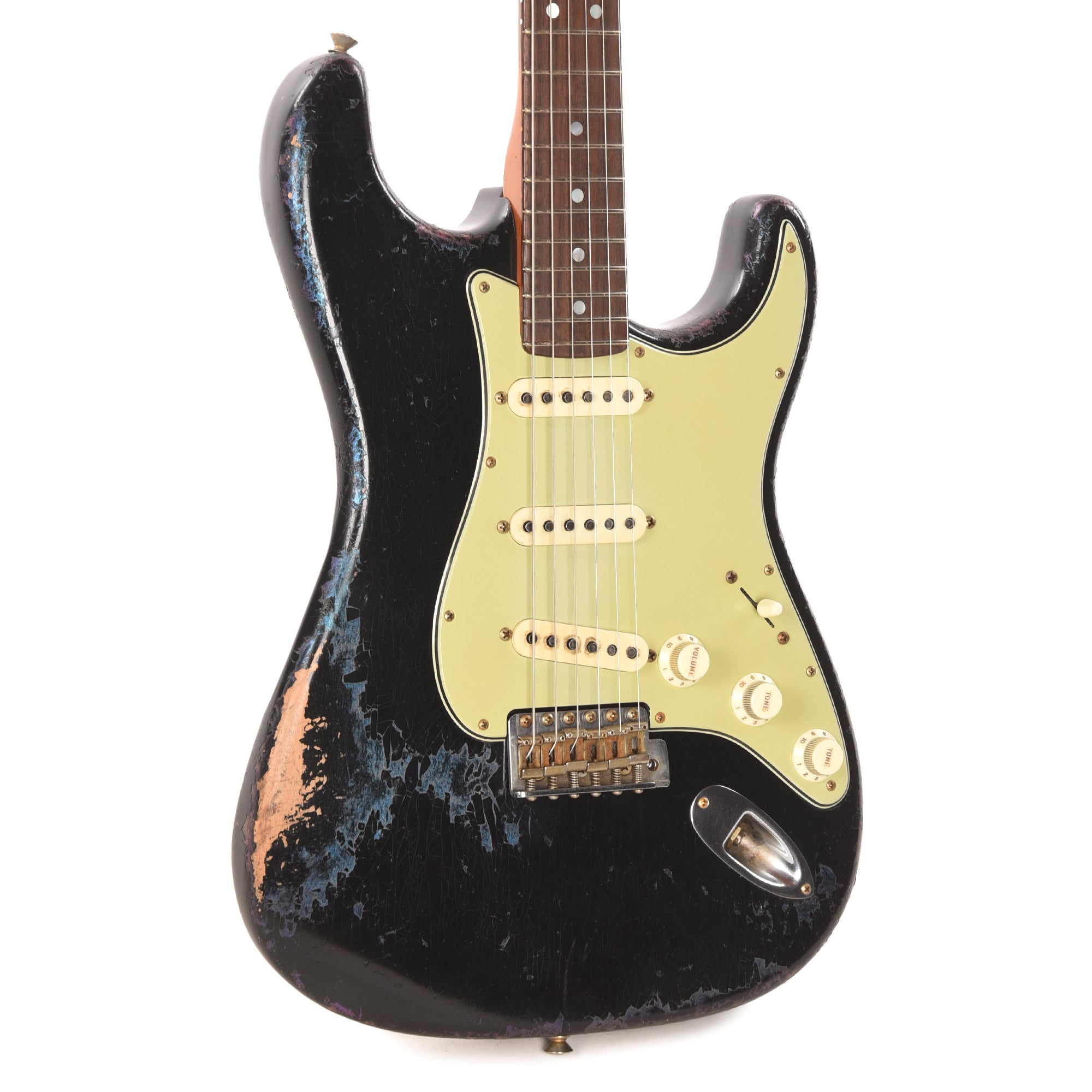 Fender Custom Shop '60s Stratocaster Black over Chameleon Heavy Relic Master Built by Dale Wilson w/Josefina Hand-Wound PIckups