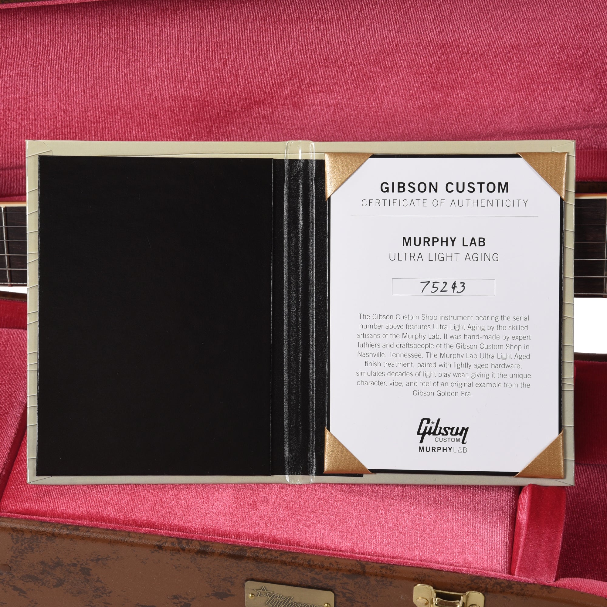 Gibson Custom Shop Murphy Lab 1957 Les Paul Goldtop Reissue Double Gold Ultra Light Aged