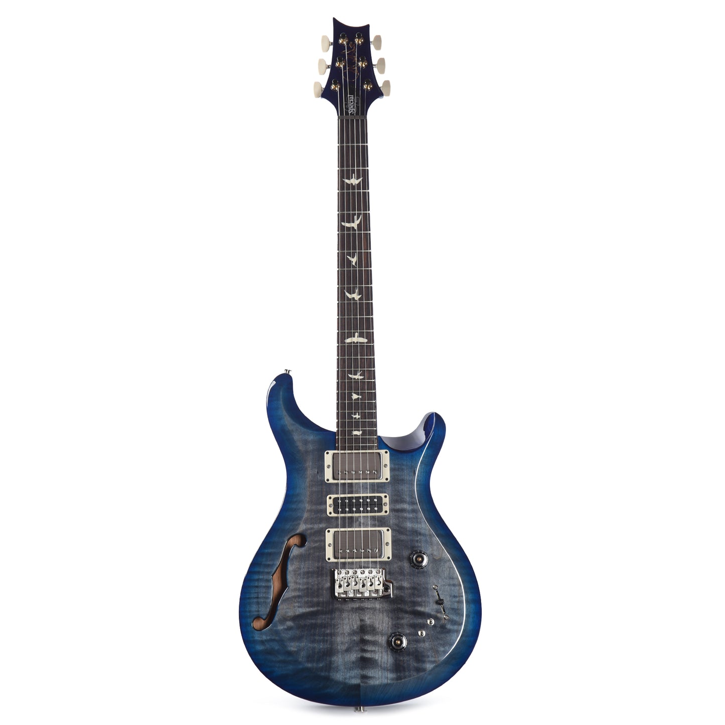 PRS S2 Special Semi-Hollow Faded Gray Black Blue Burst